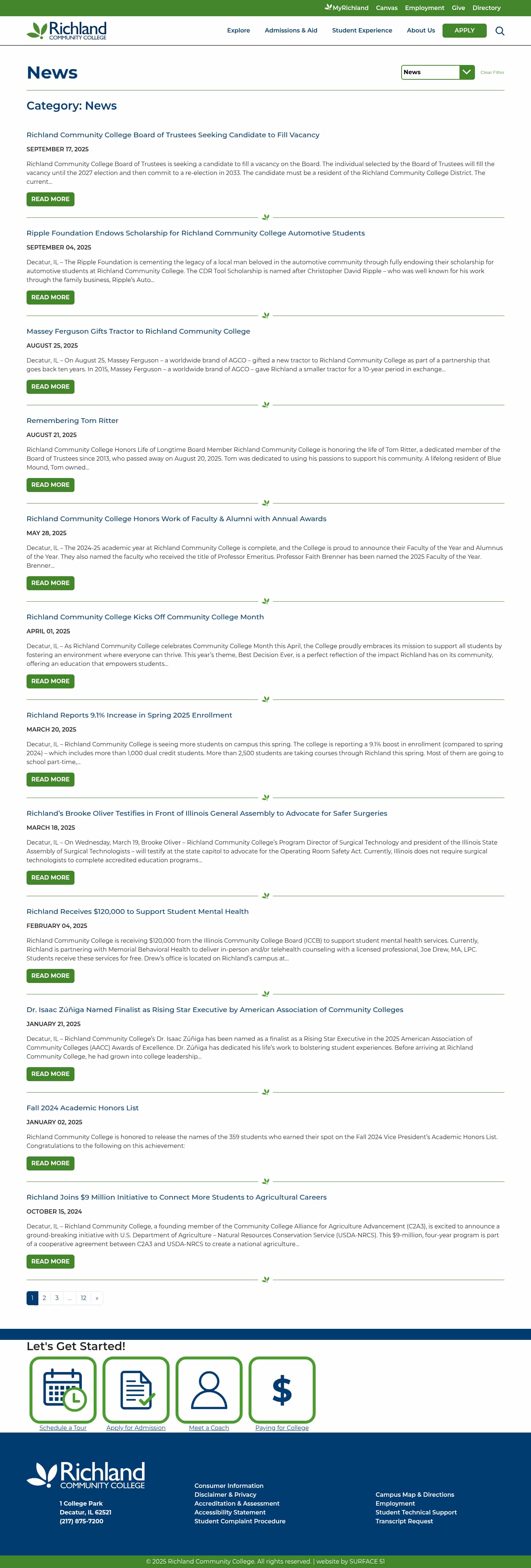 Latest website image capture