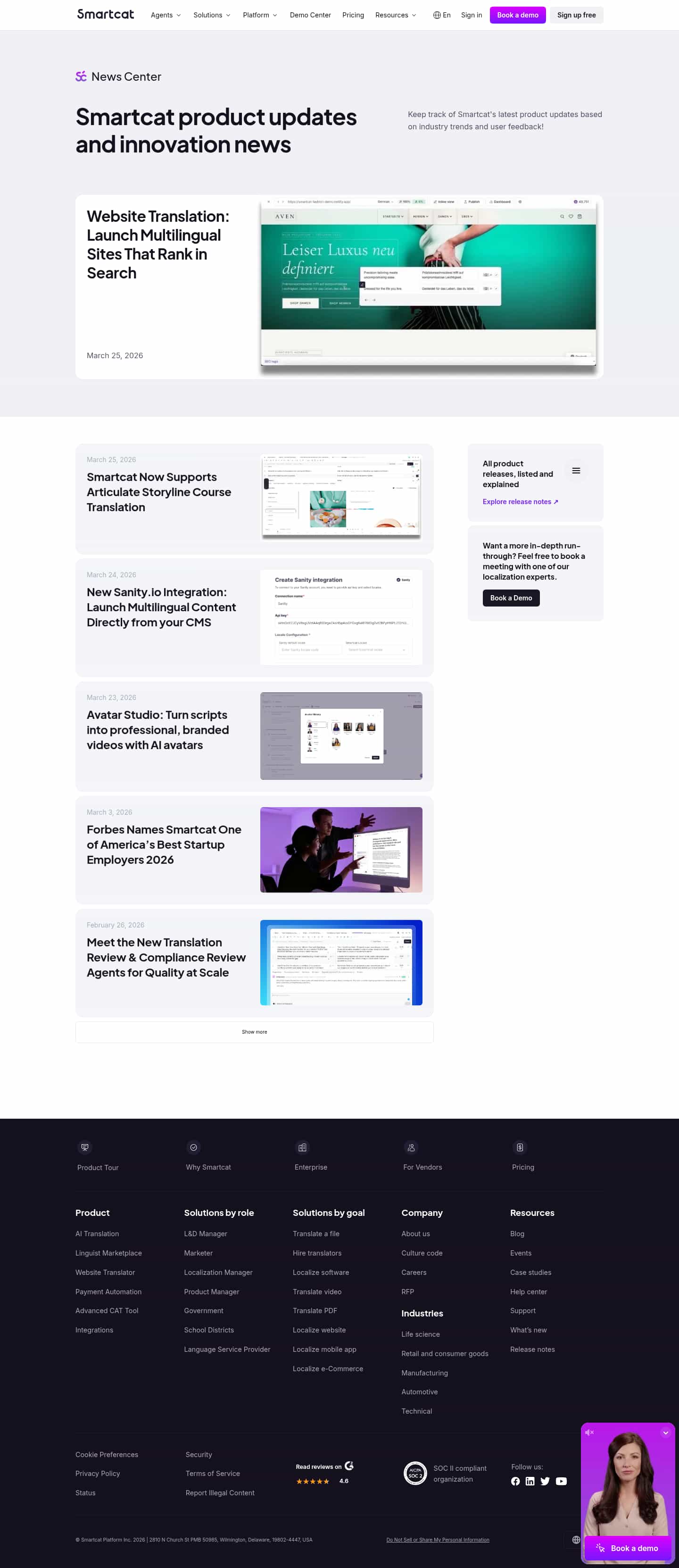 Latest website image capture