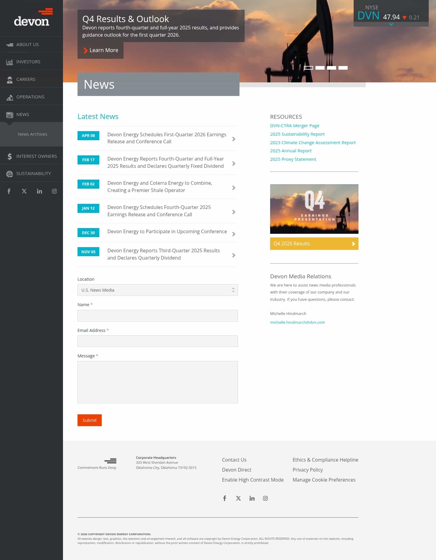 Latest website image capture