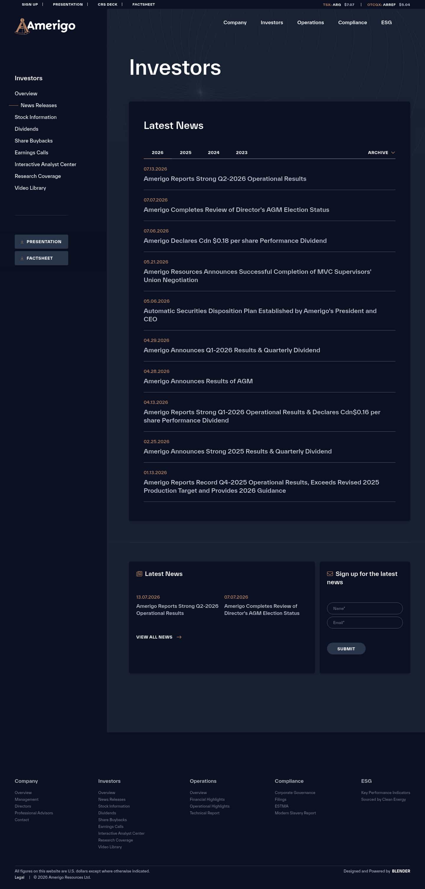 Latest website image capture