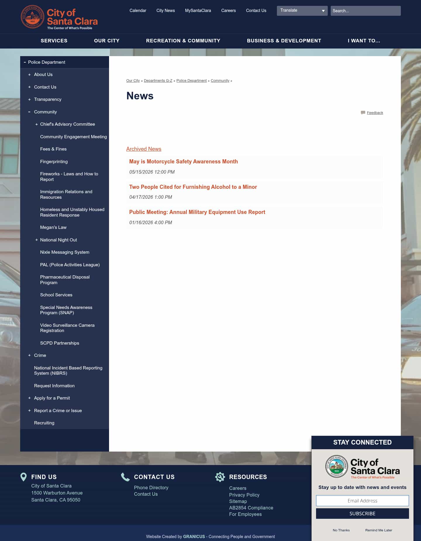 Latest website image capture