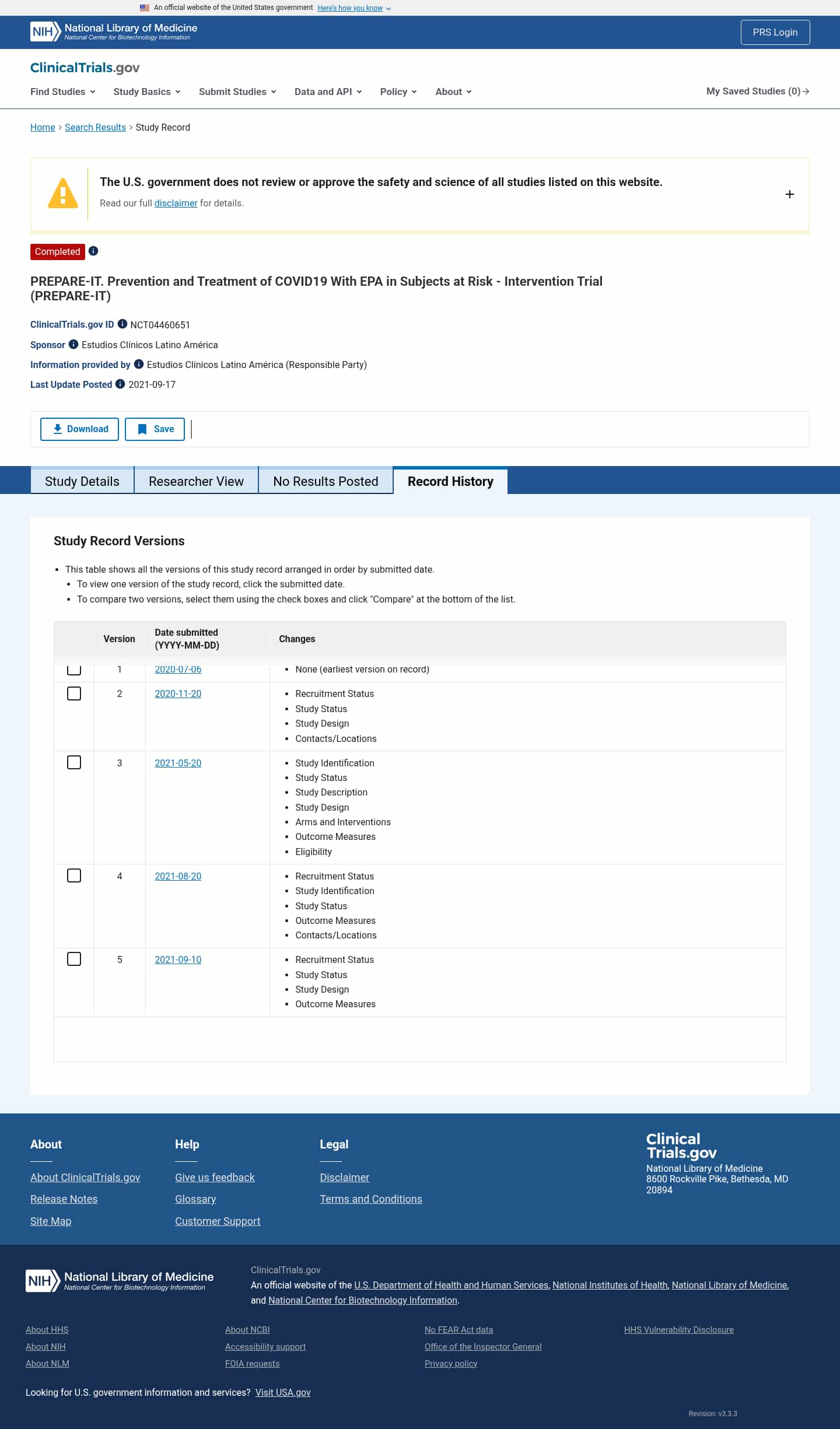 Latest website image capture