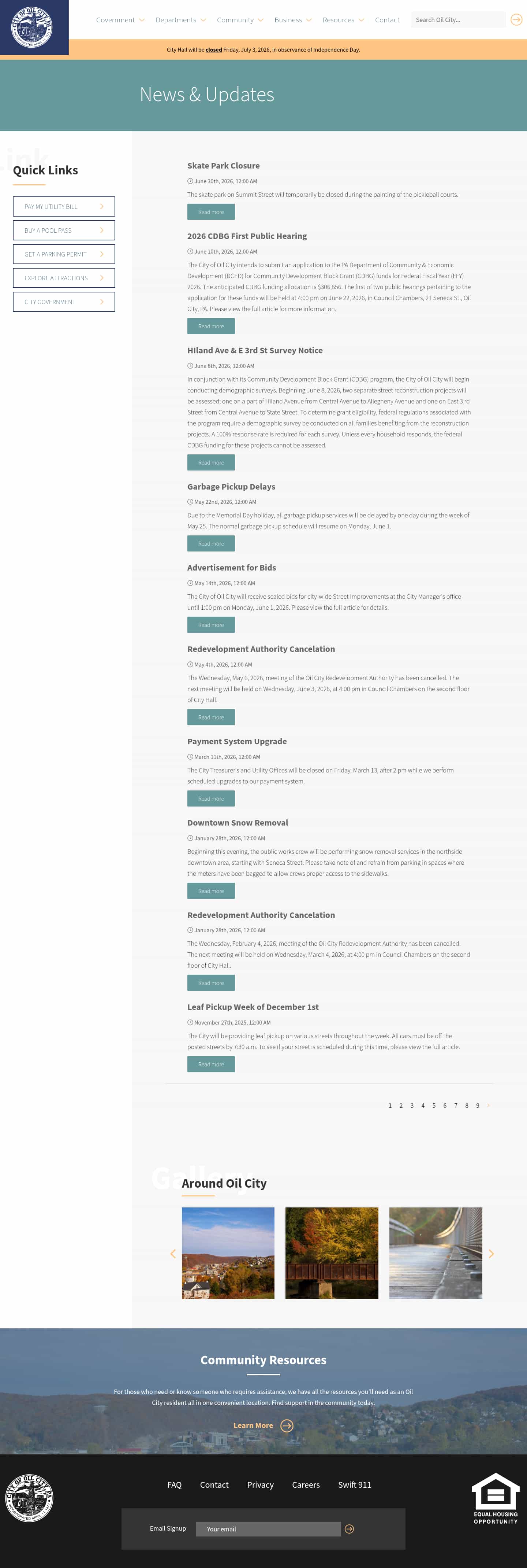 Latest website image capture