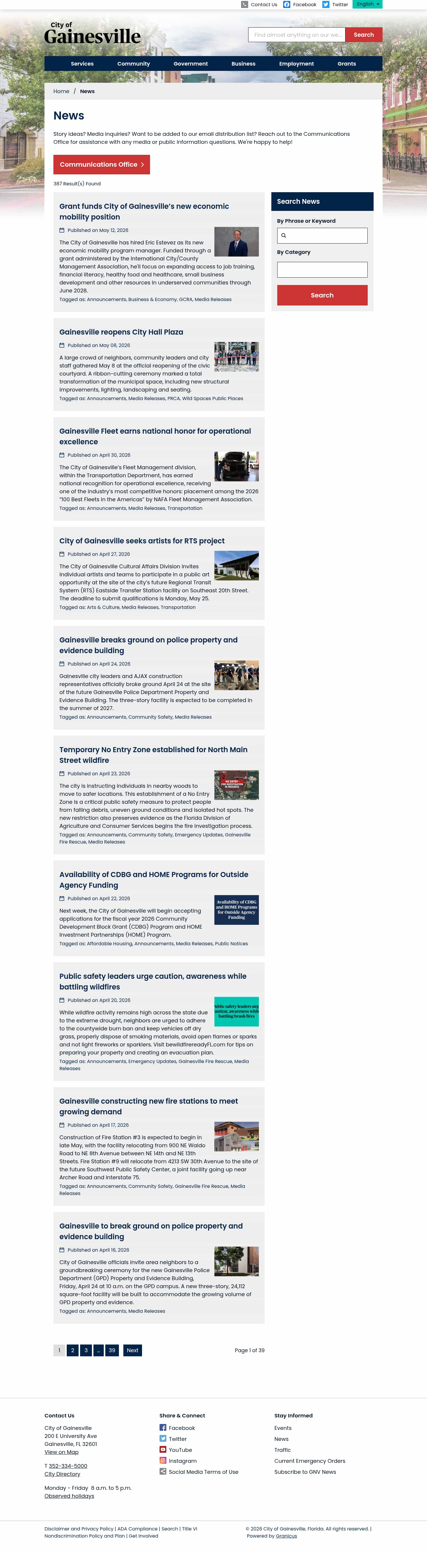Latest website image capture