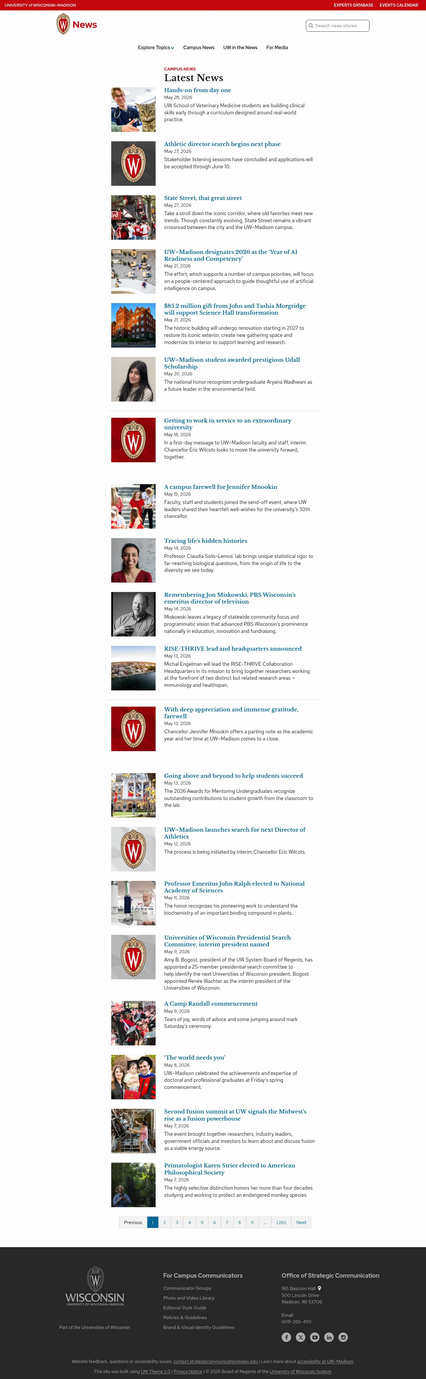 Latest website image capture