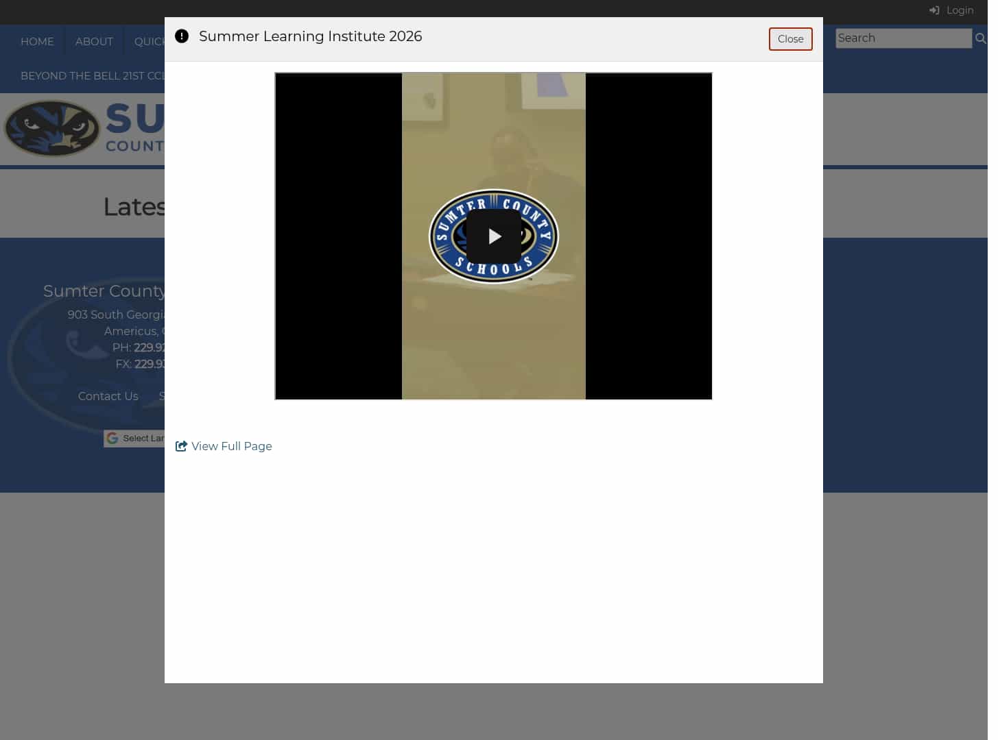 Latest website image capture