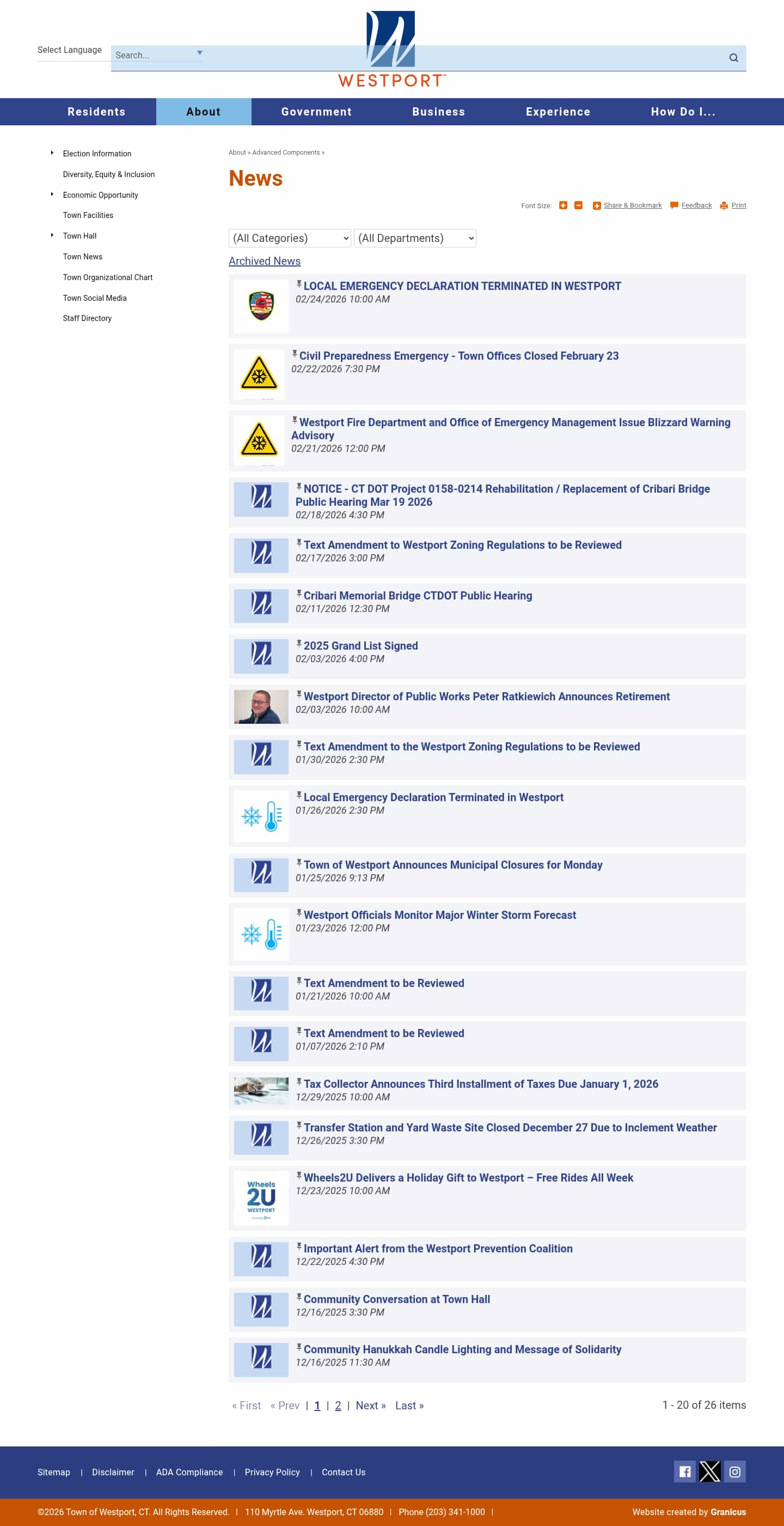 Latest website image capture