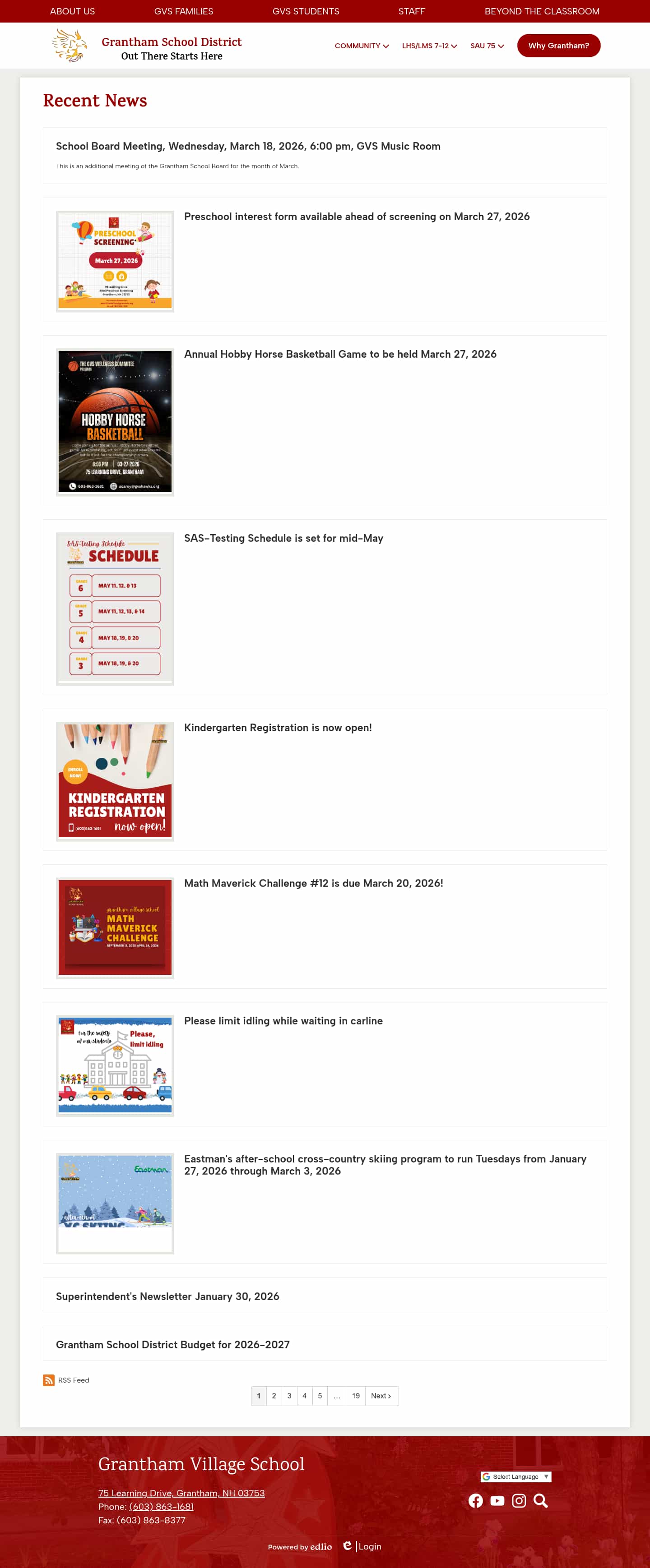 Latest website image capture