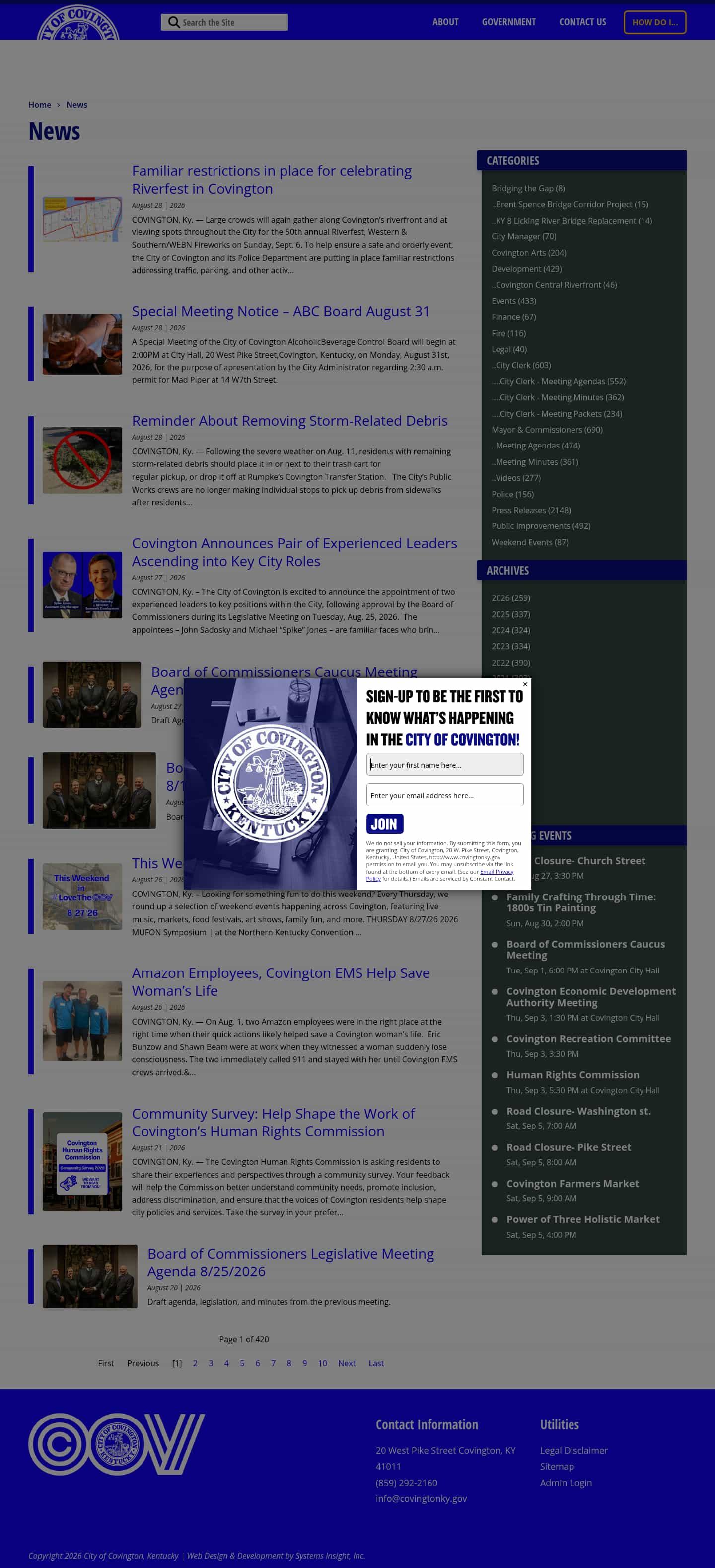 Latest website image capture