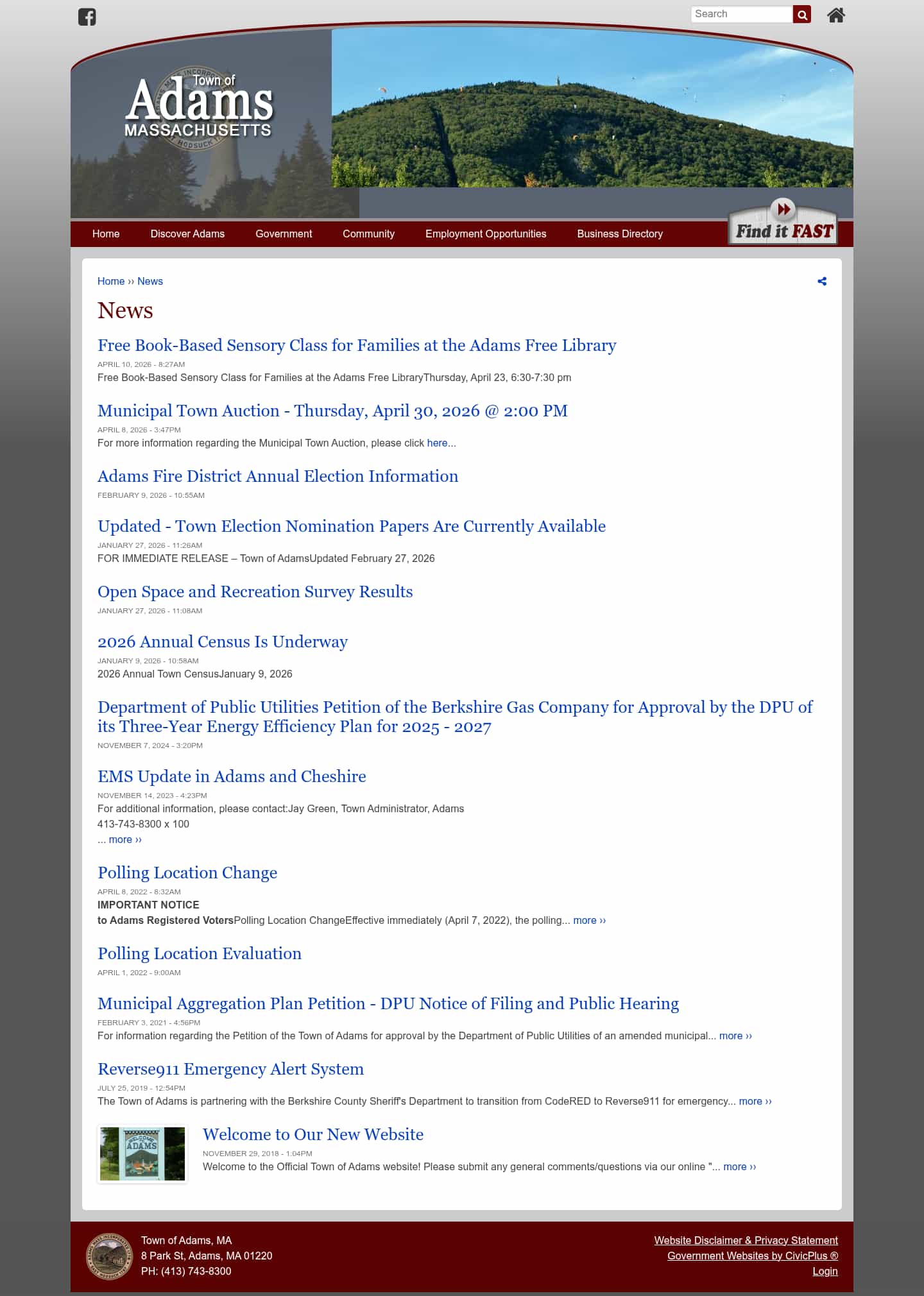 Latest website image capture