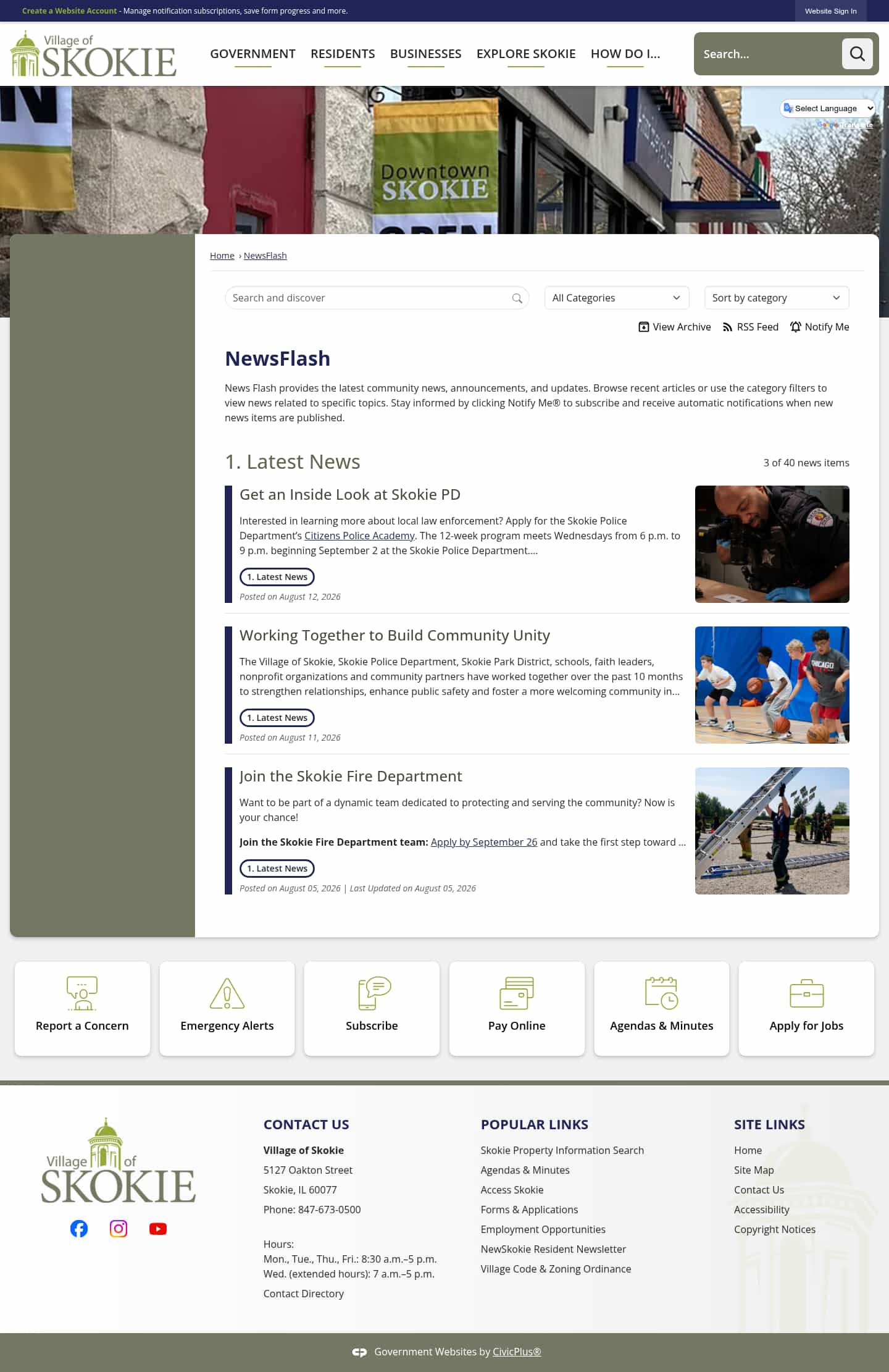 Latest website image capture