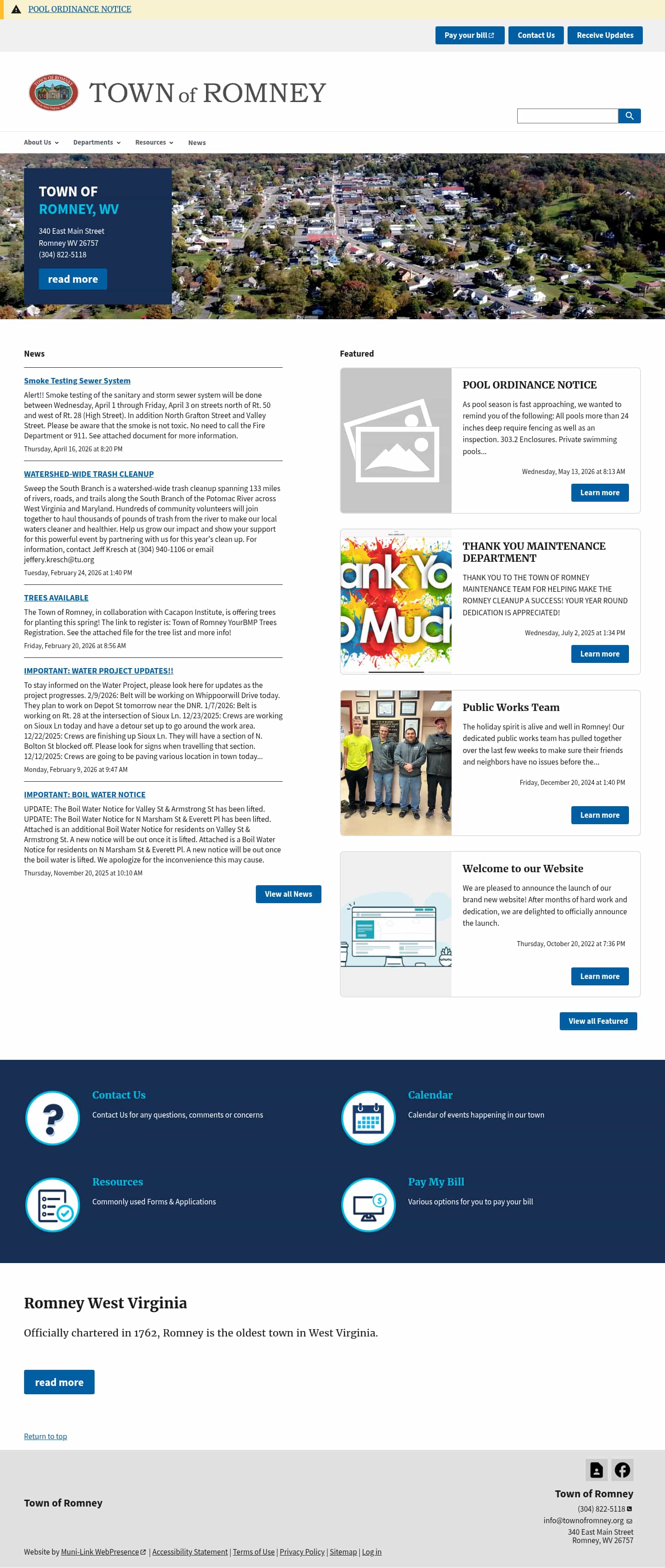 Latest website image capture