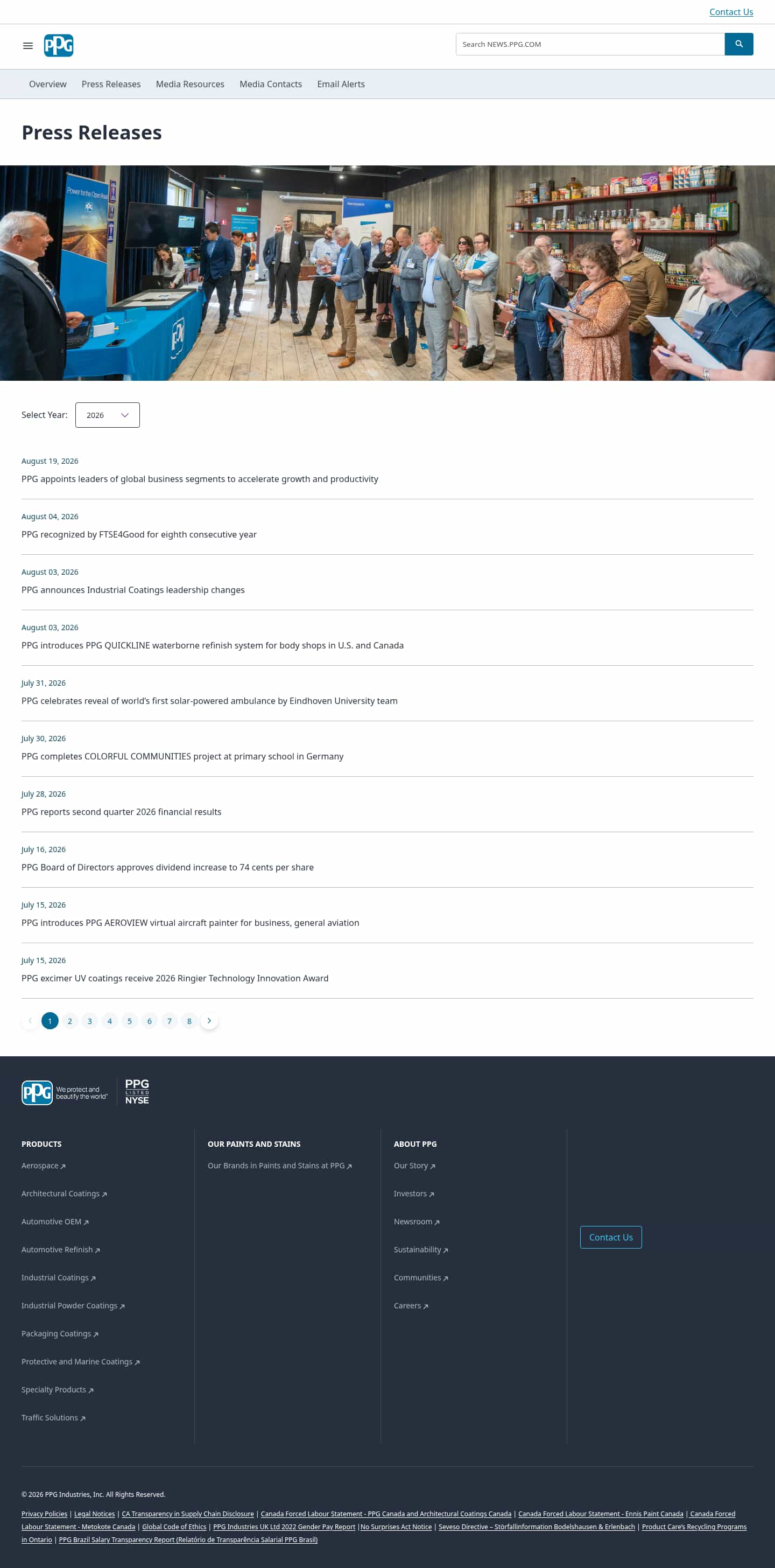 Latest website image capture