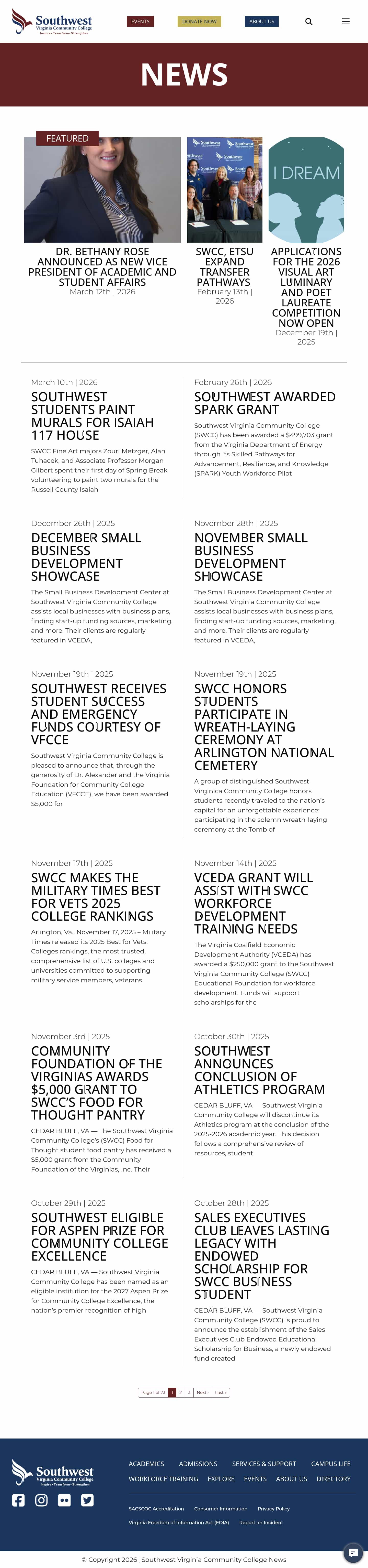 Latest website image capture