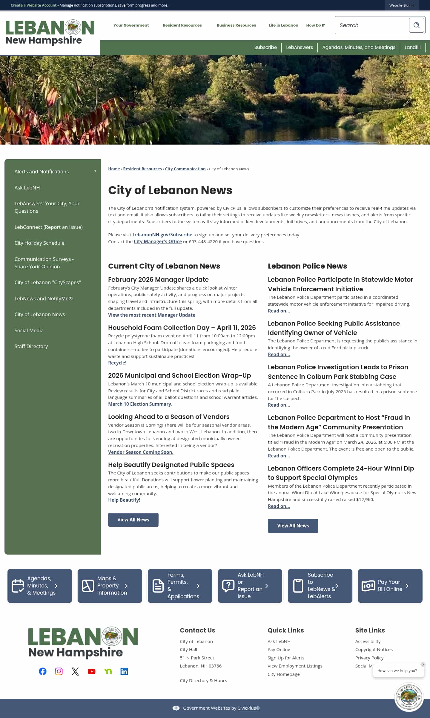 Latest website image capture