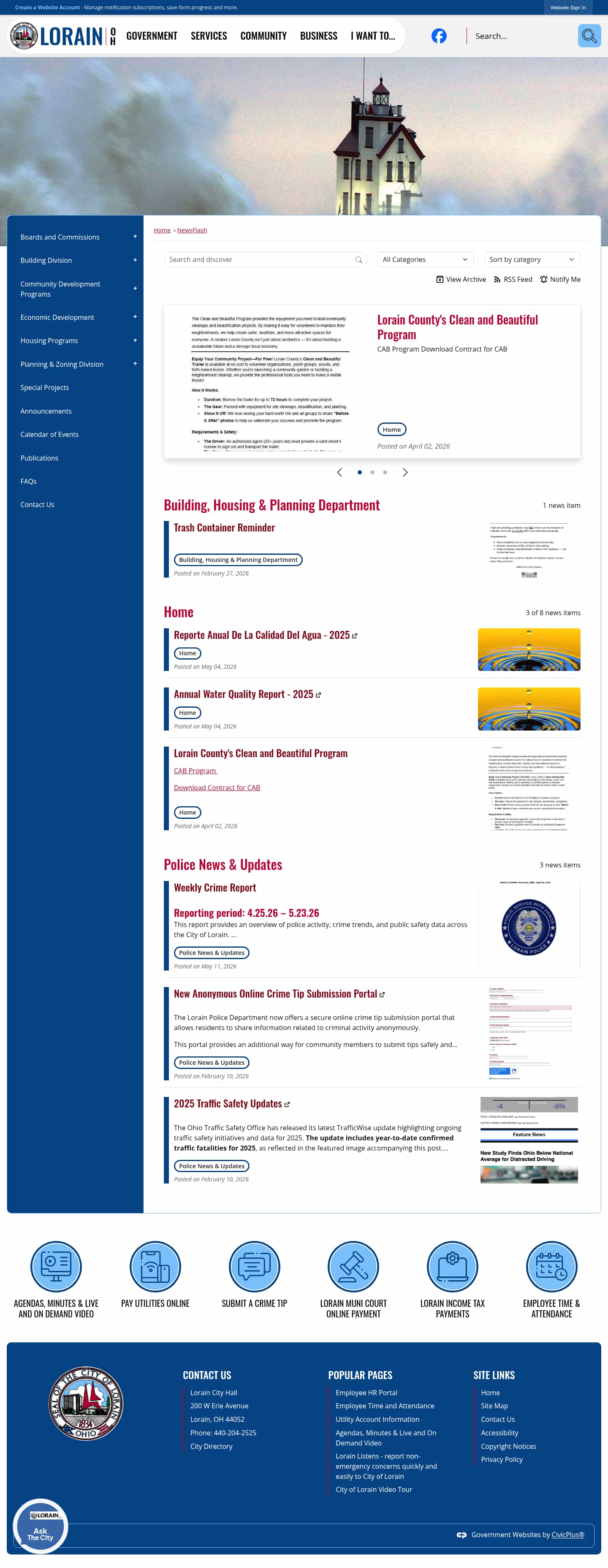 Latest website image capture