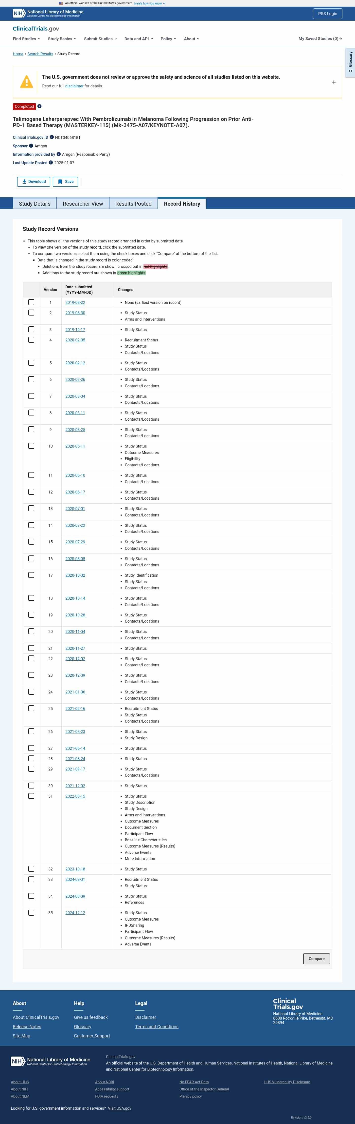 Latest website image capture