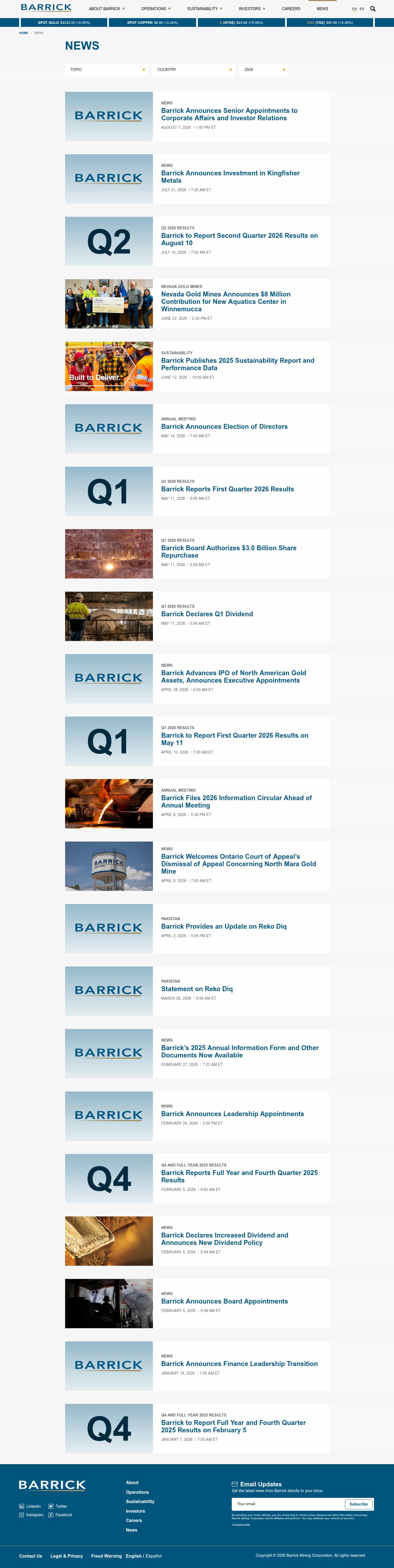 Latest website image capture