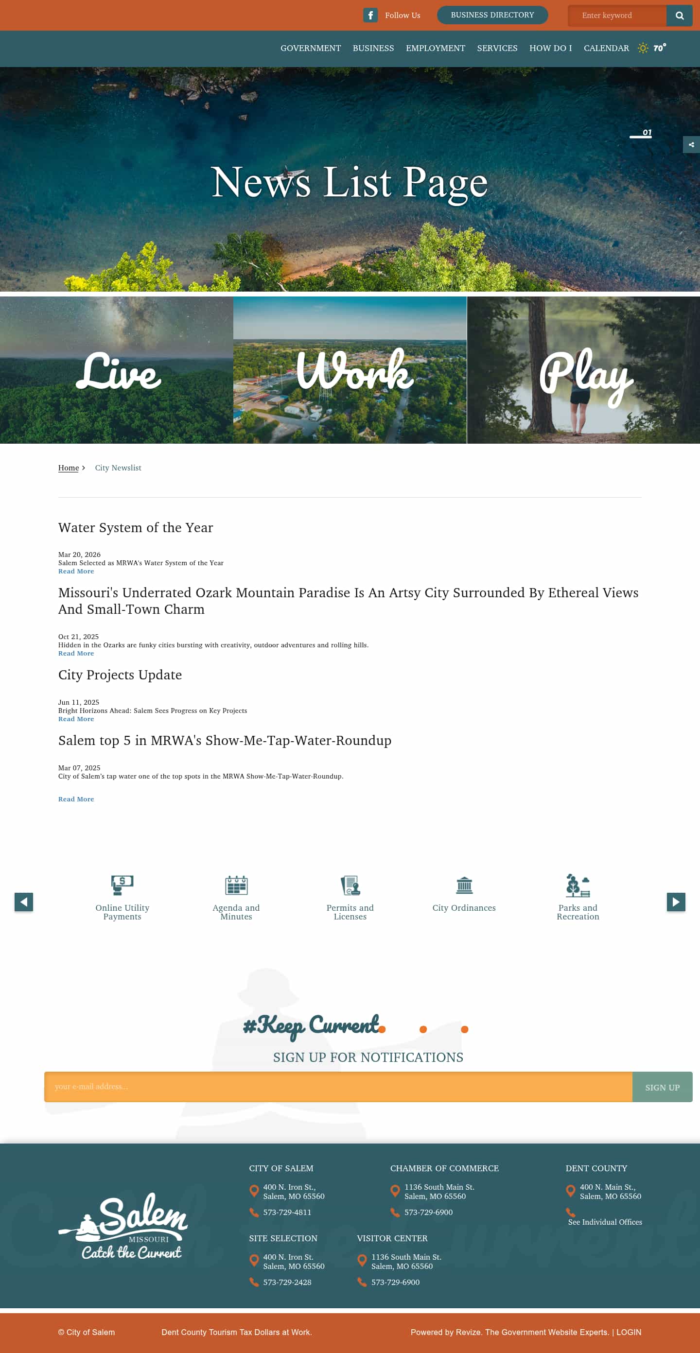 Latest website image capture