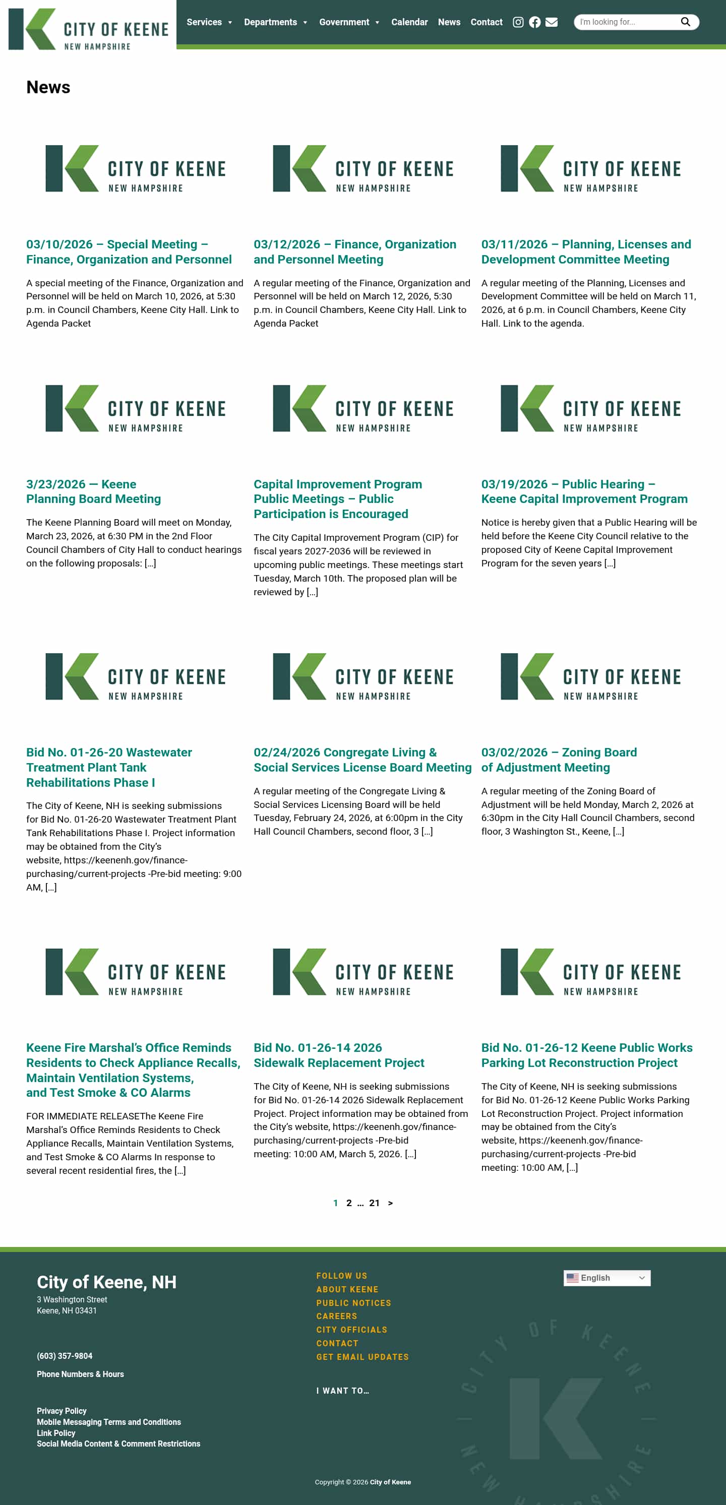 Latest website image capture