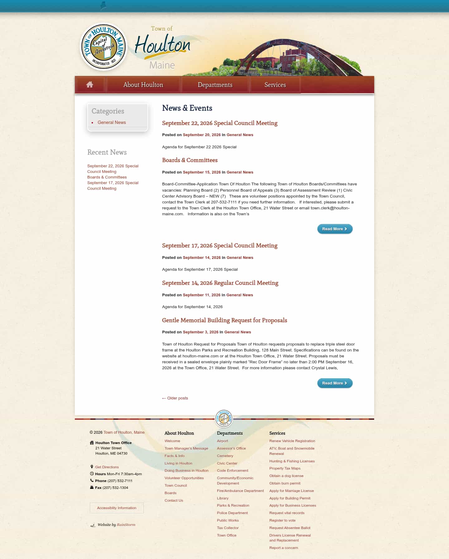 Latest website image capture