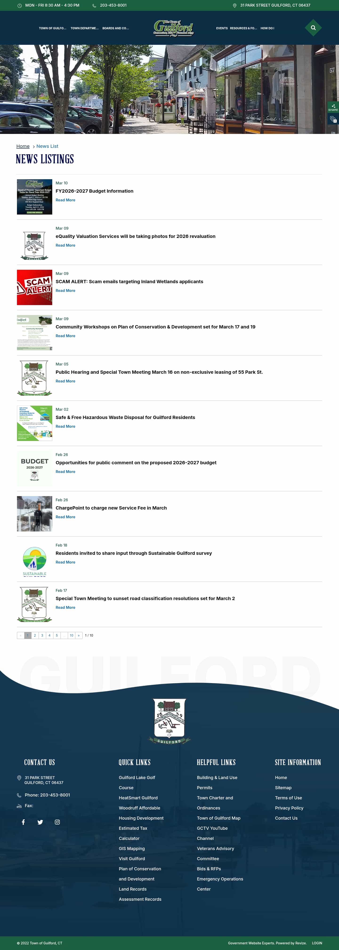 Latest website image capture