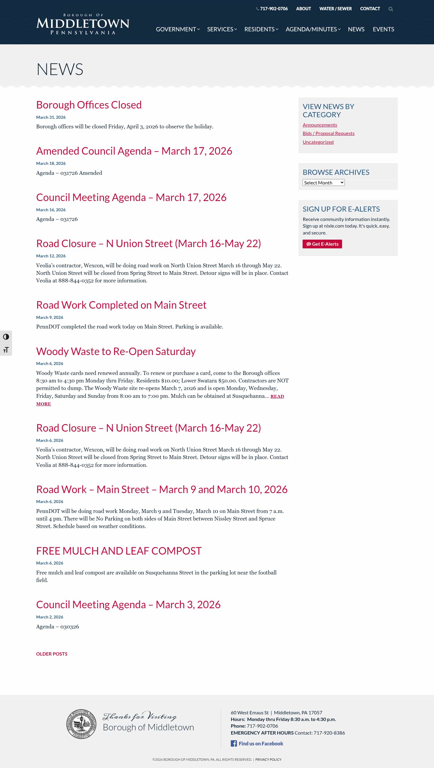 Latest website image capture