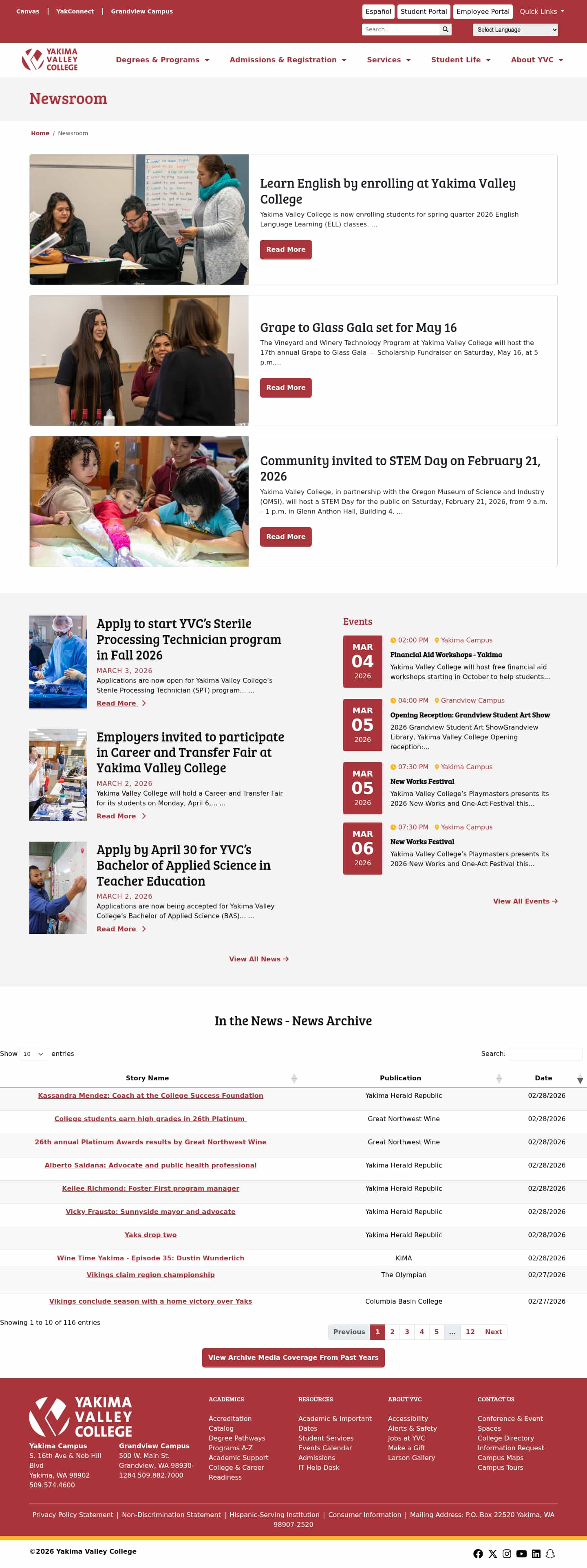 Latest website image capture