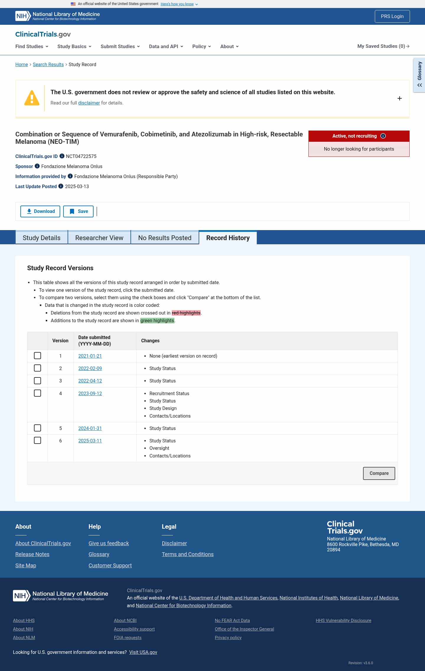 Latest website image capture