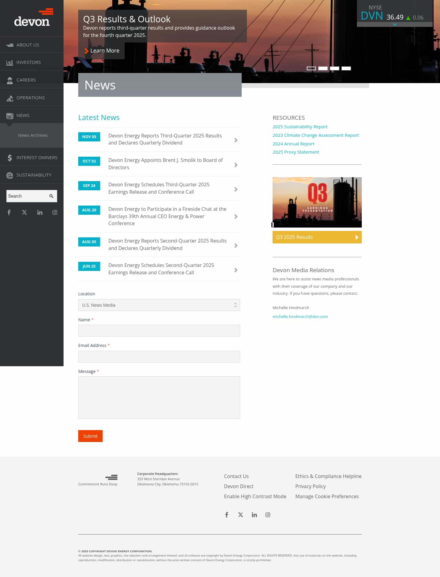 Latest website image capture