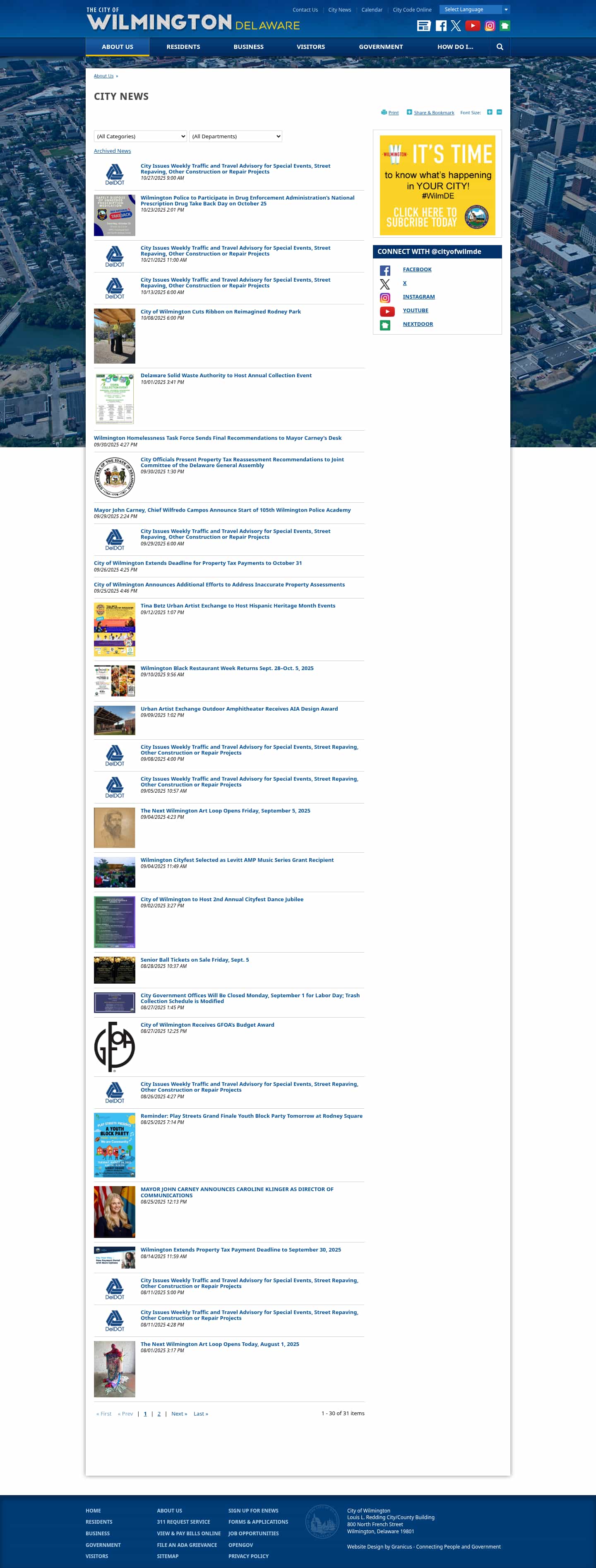 Latest website image capture