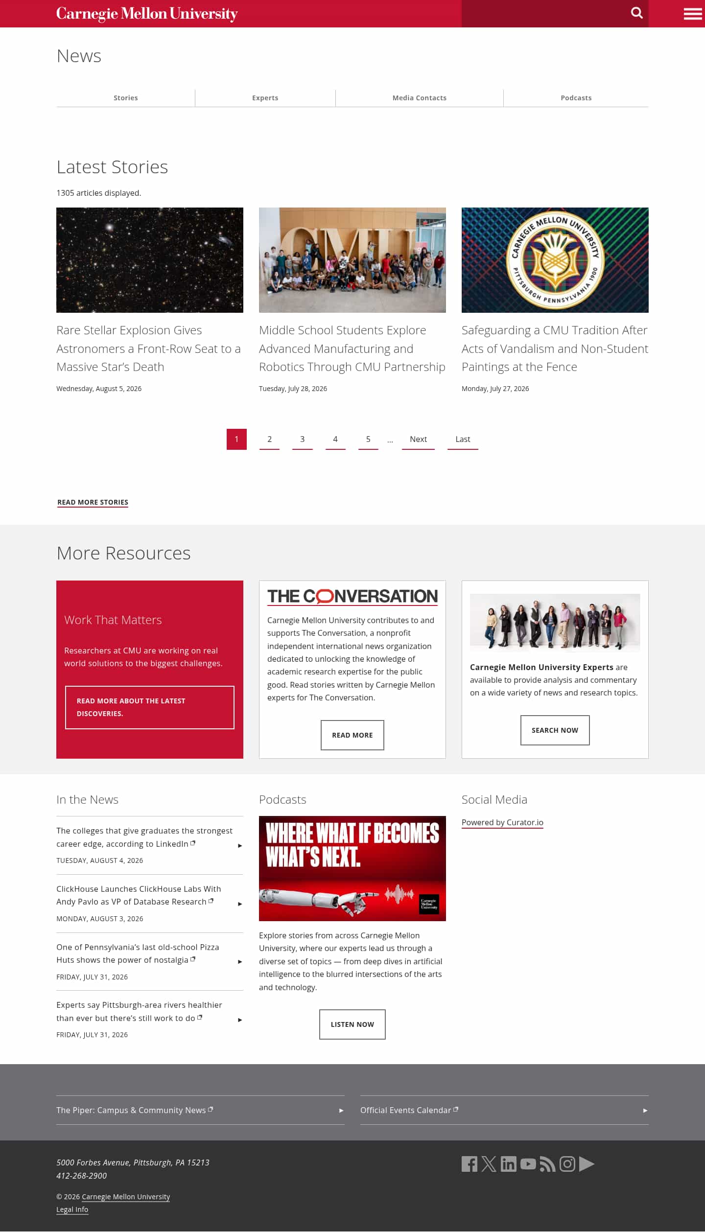 Latest website image capture
