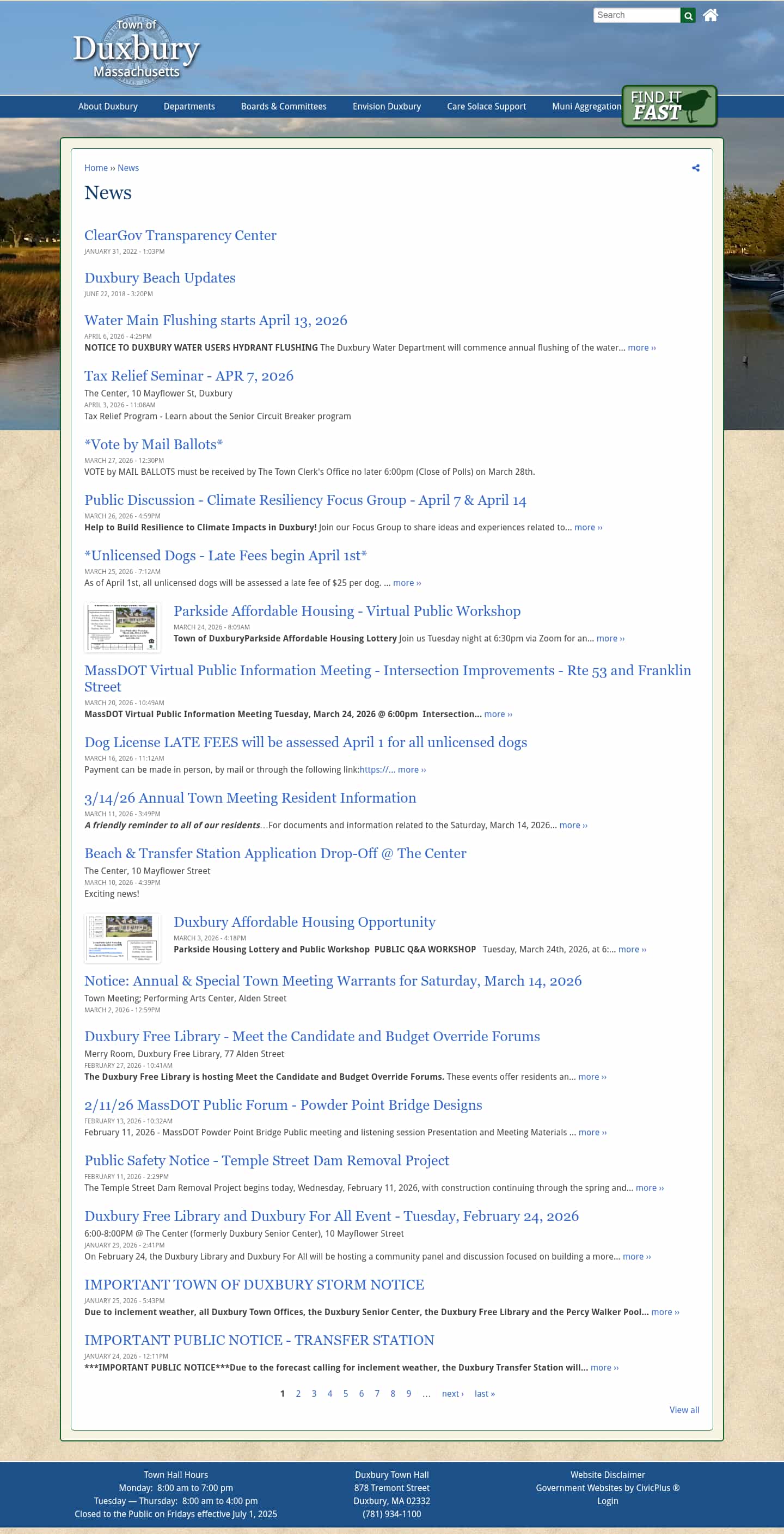 Latest website image capture