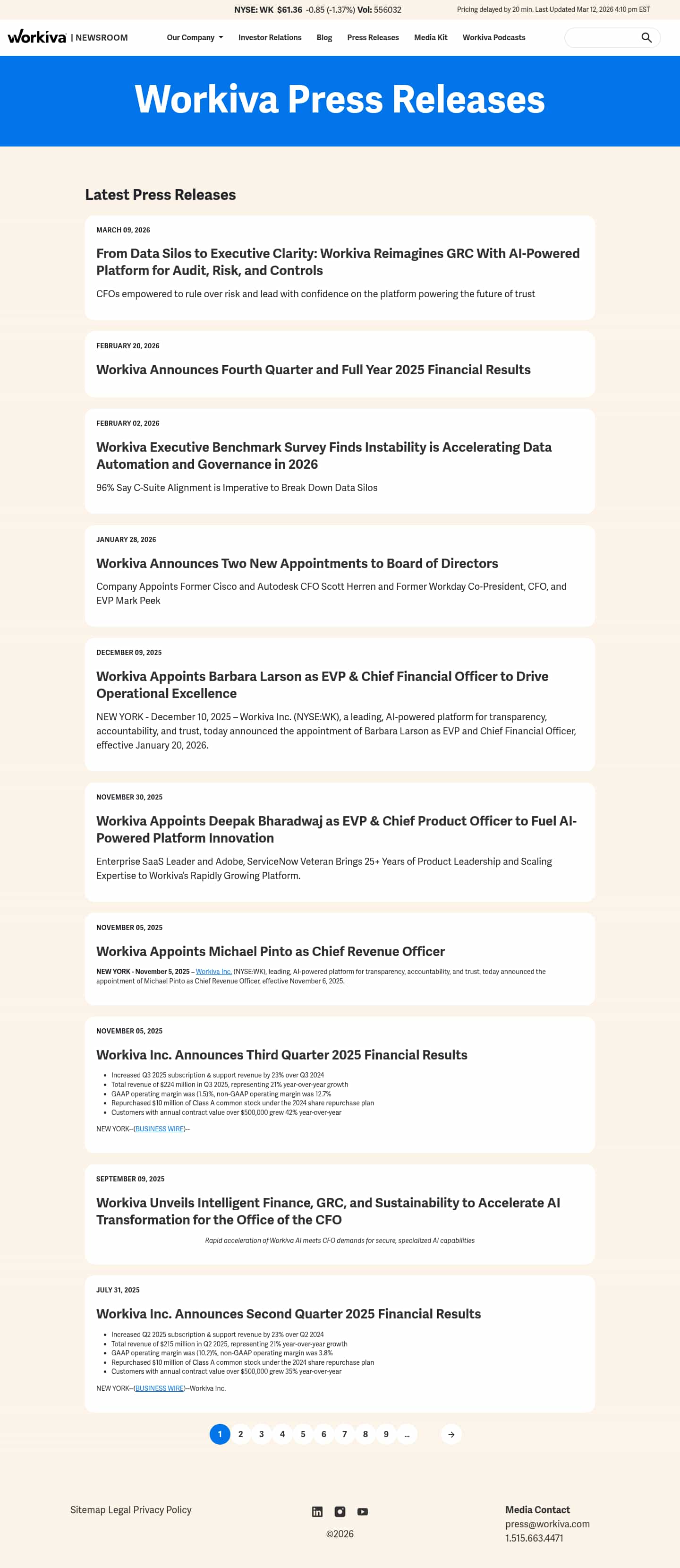 Latest website image capture