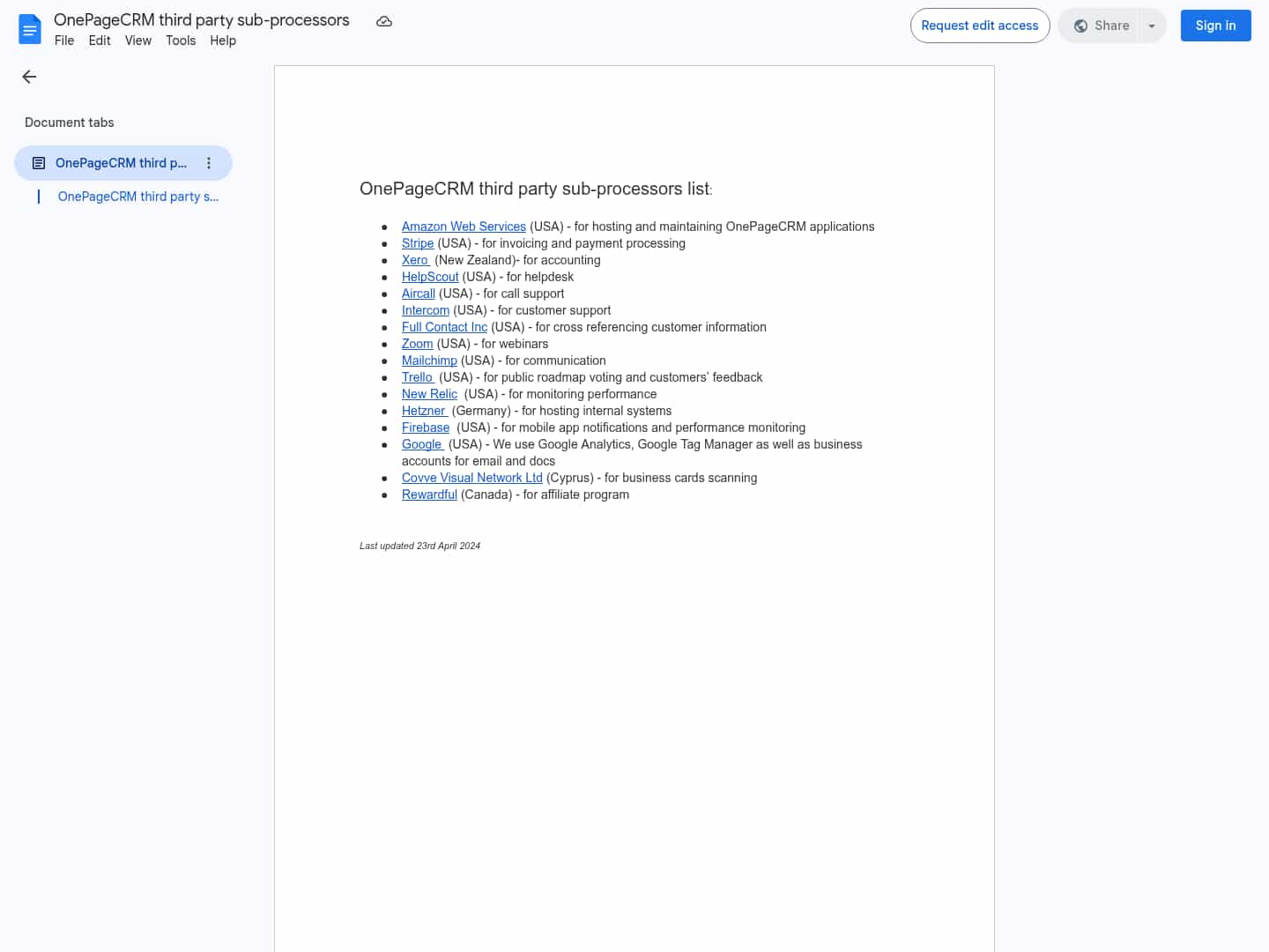 Latest website image capture