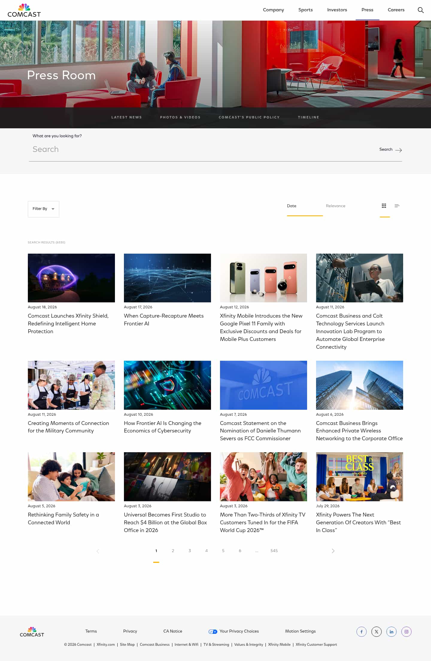 Latest website image capture
