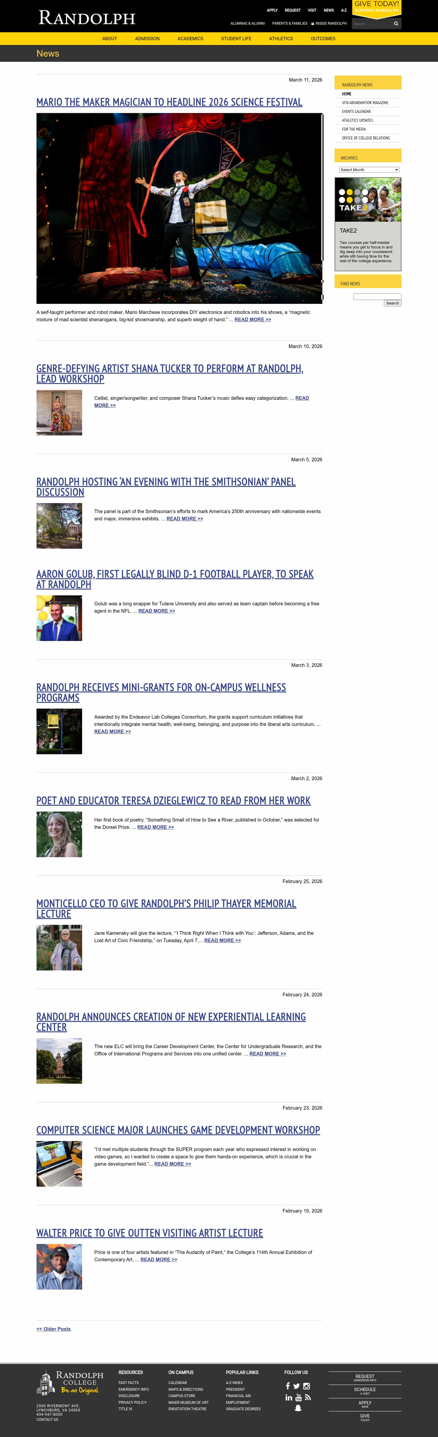 Latest website image capture