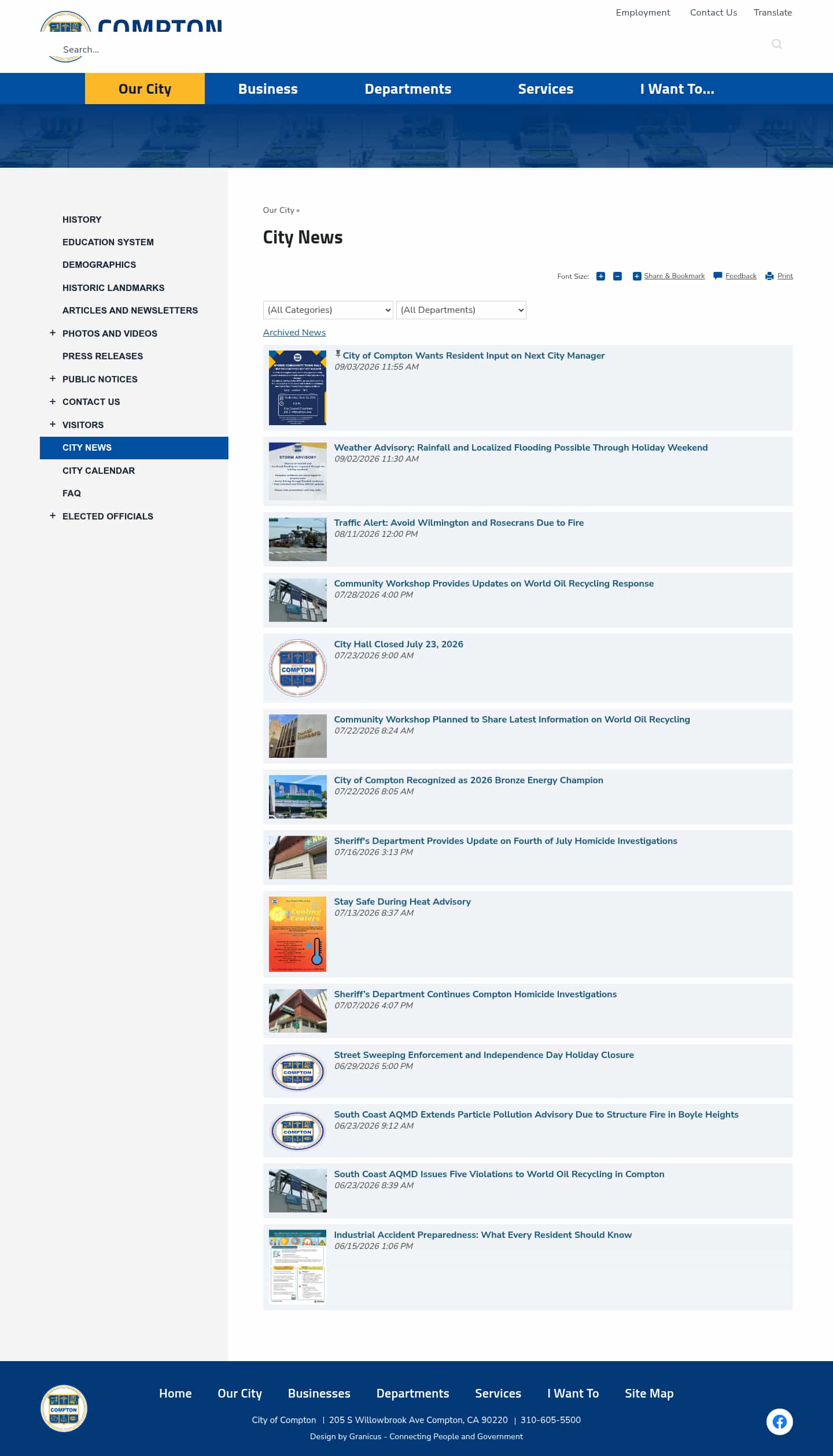 Latest website image capture