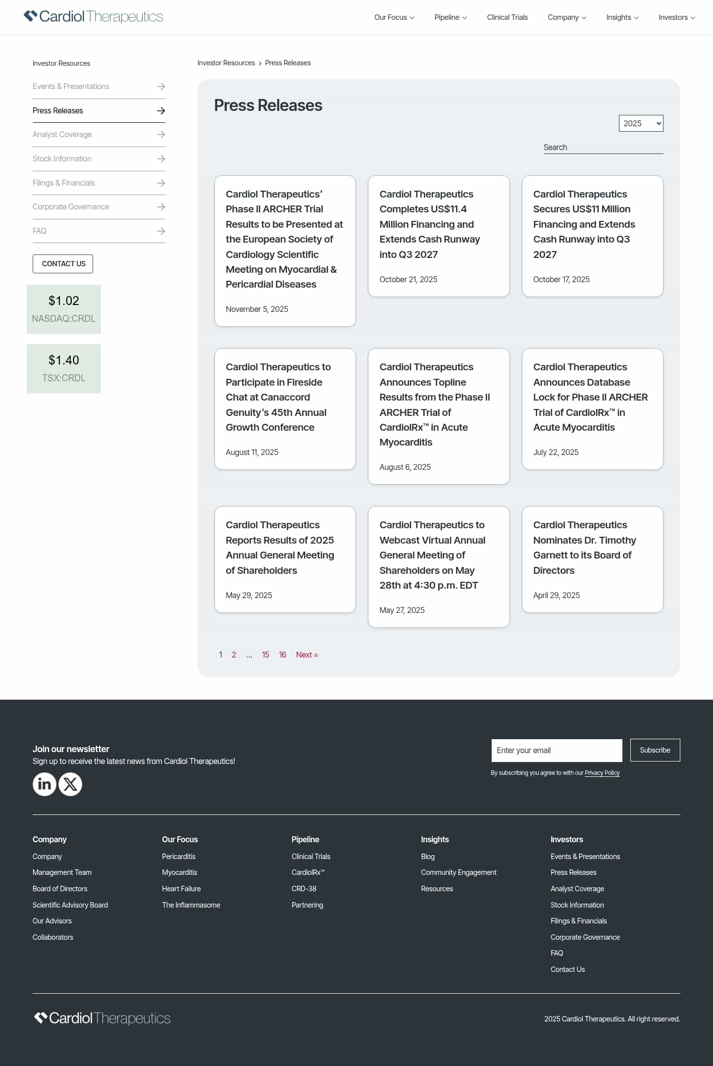 Latest website image capture