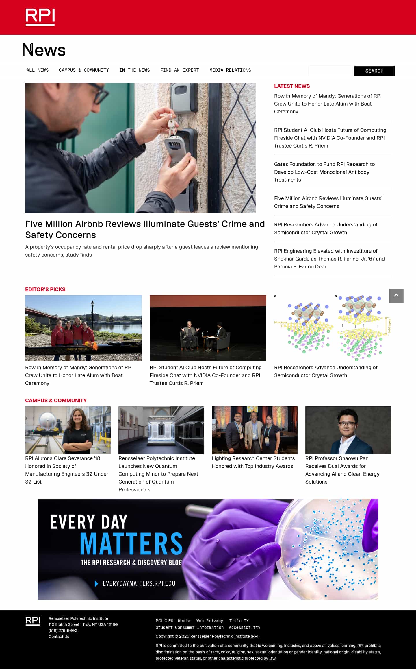 Latest website image capture