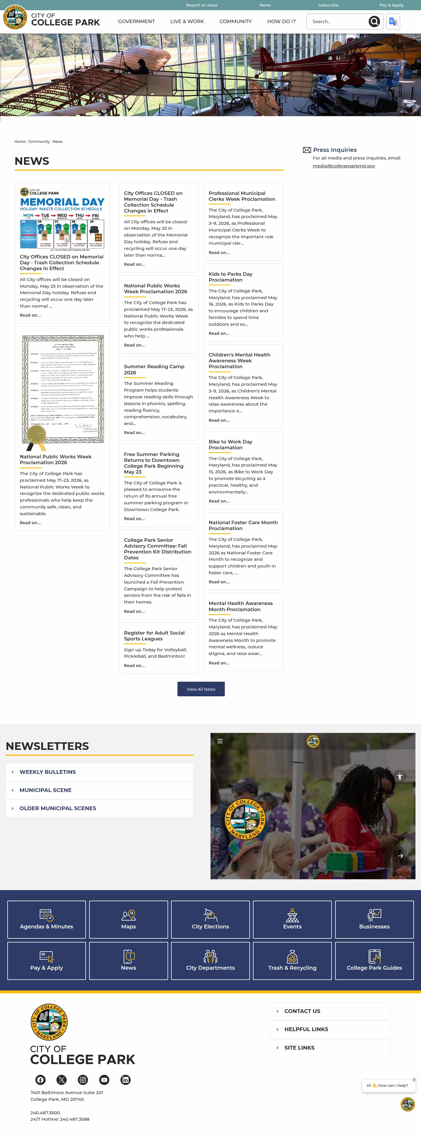 Latest website image capture
