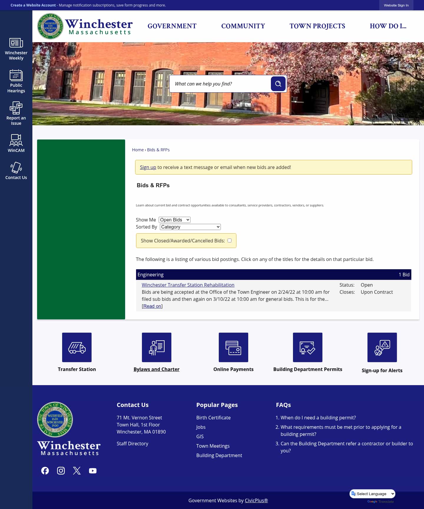 Latest website image capture