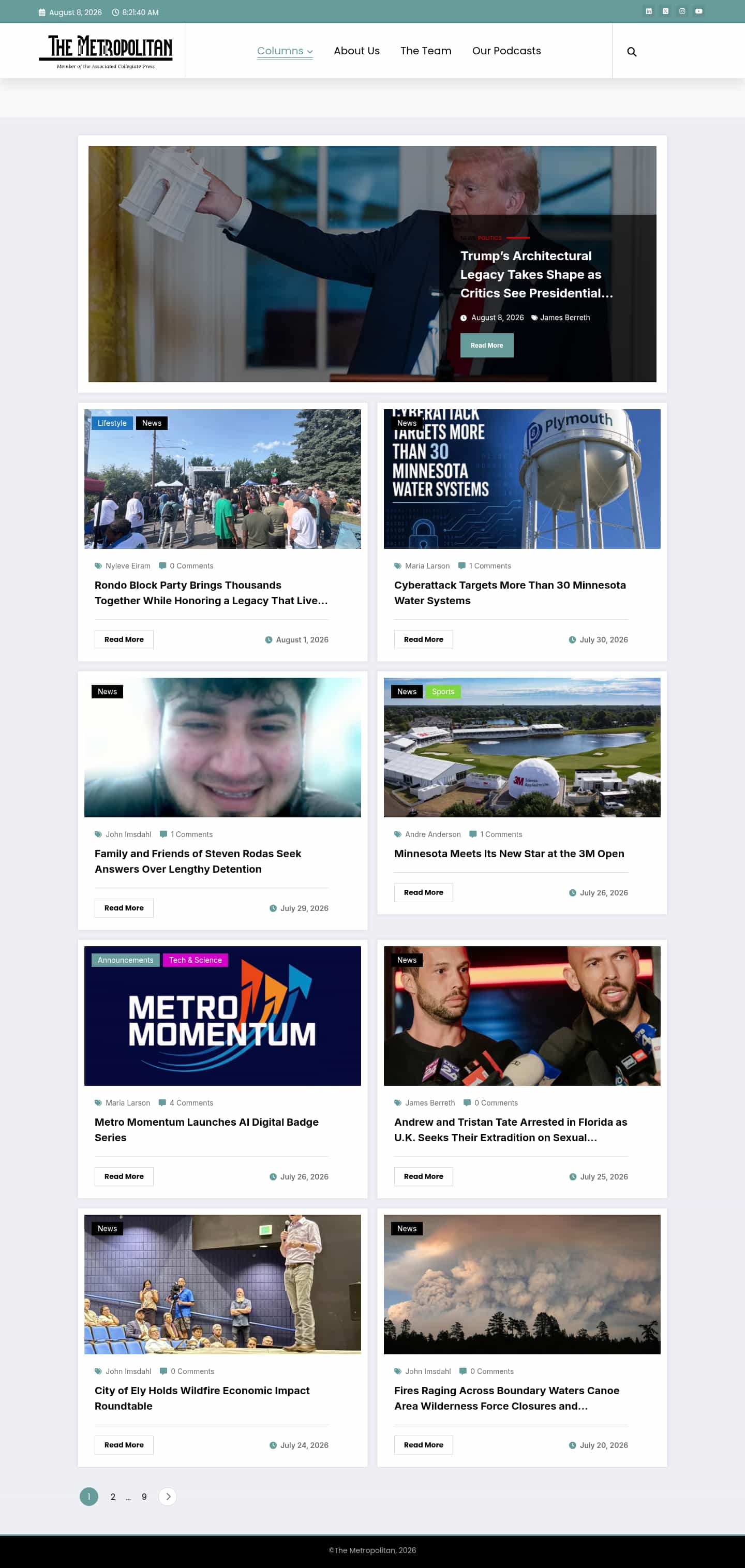 Latest website image capture