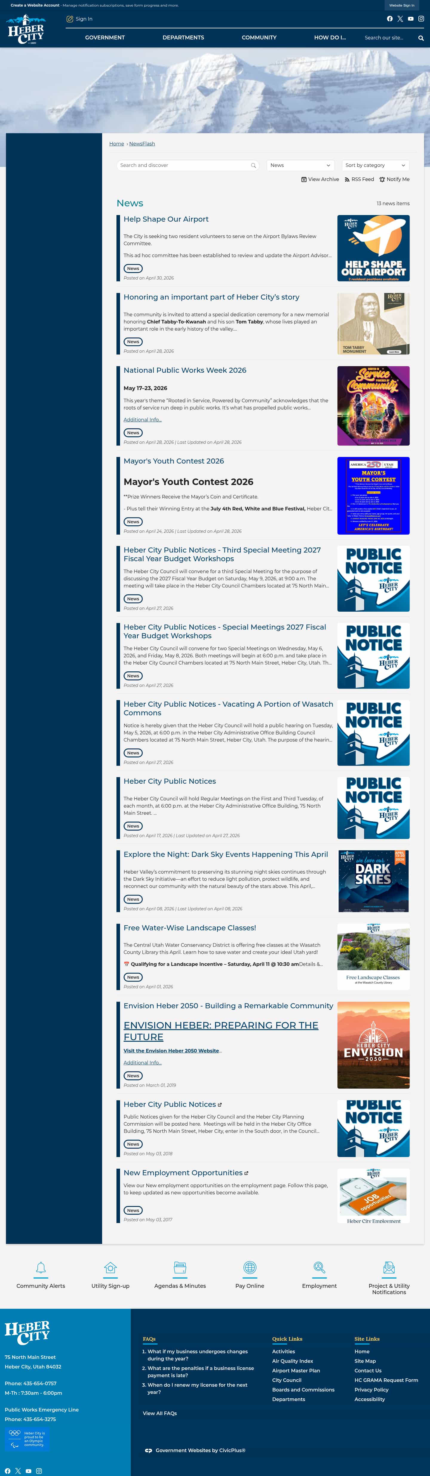 Latest website image capture
