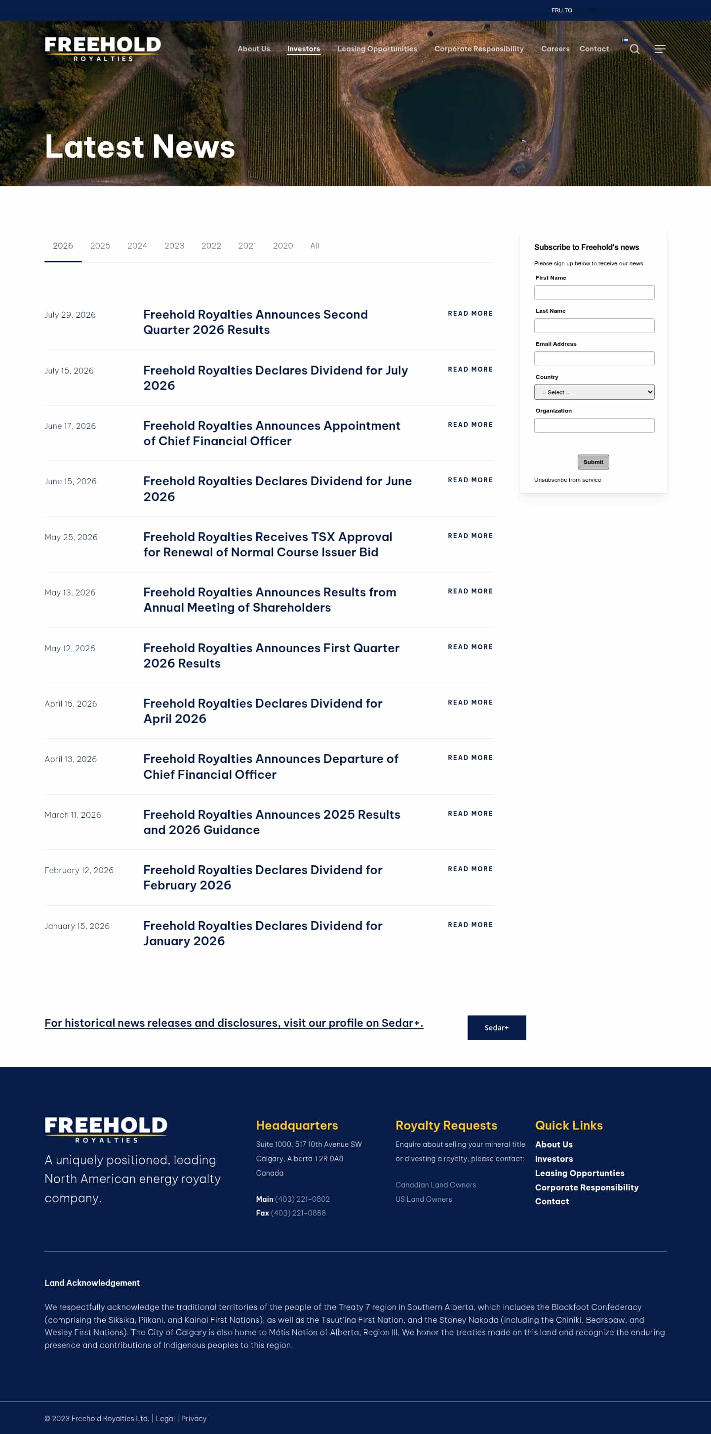 Latest website image capture