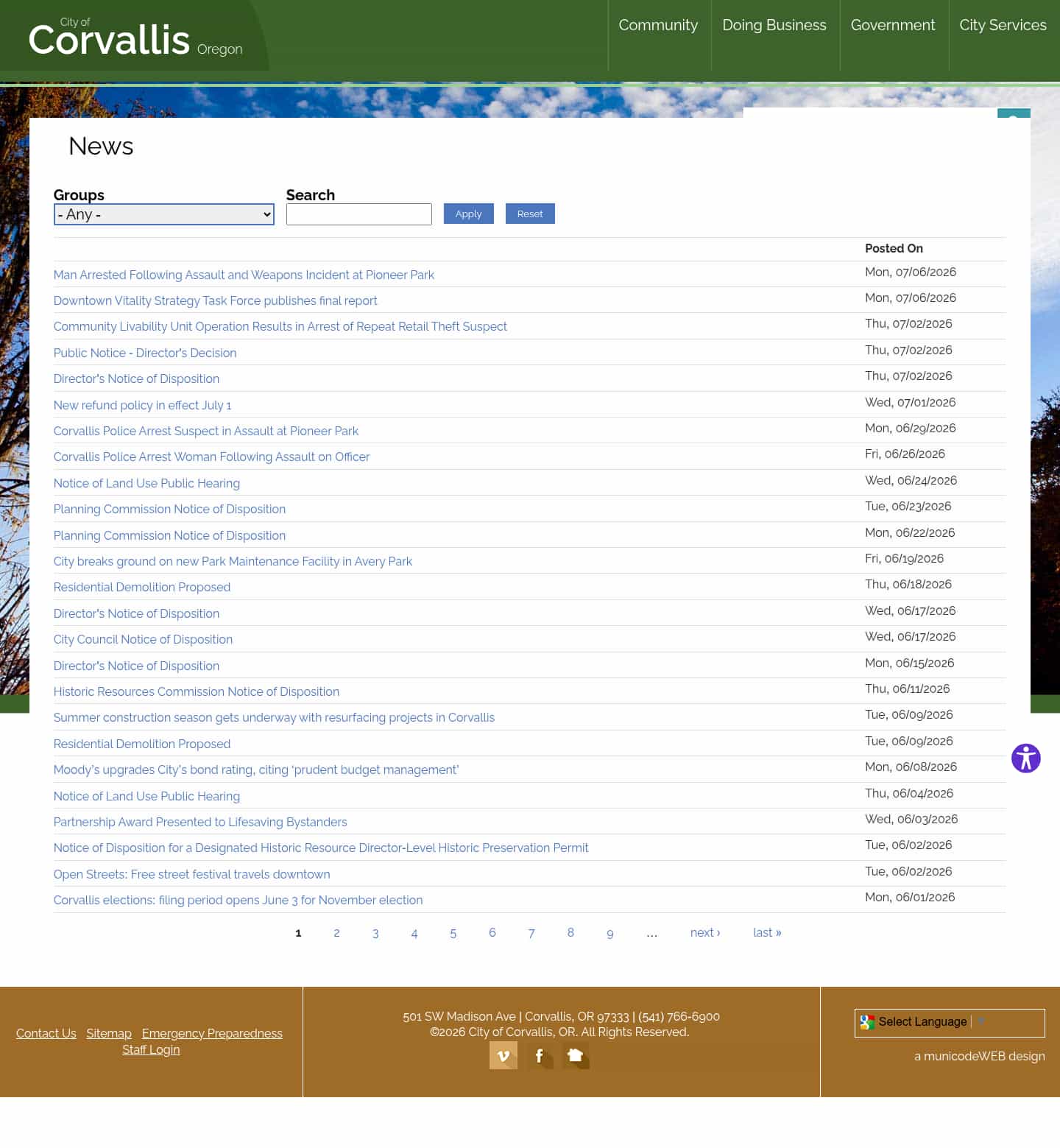 Latest website image capture