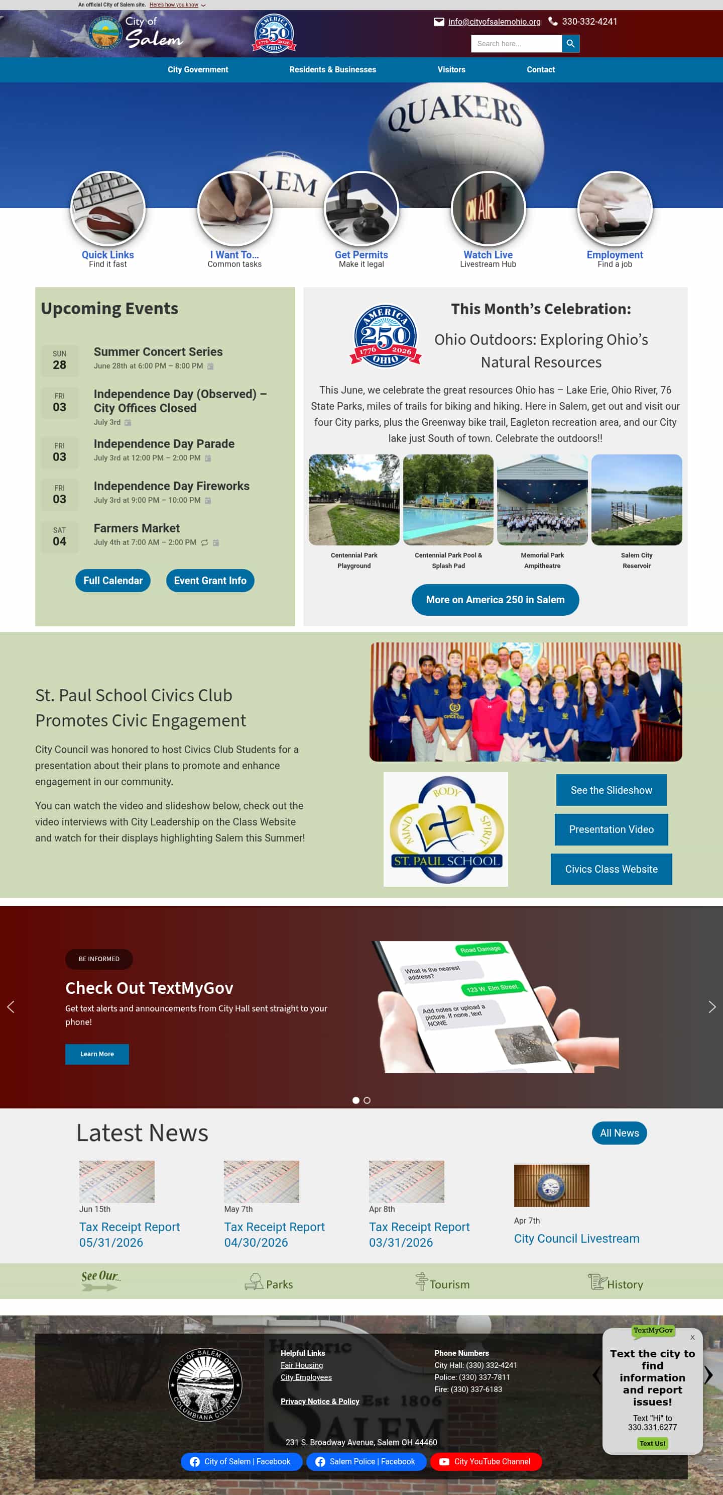 Latest website image capture