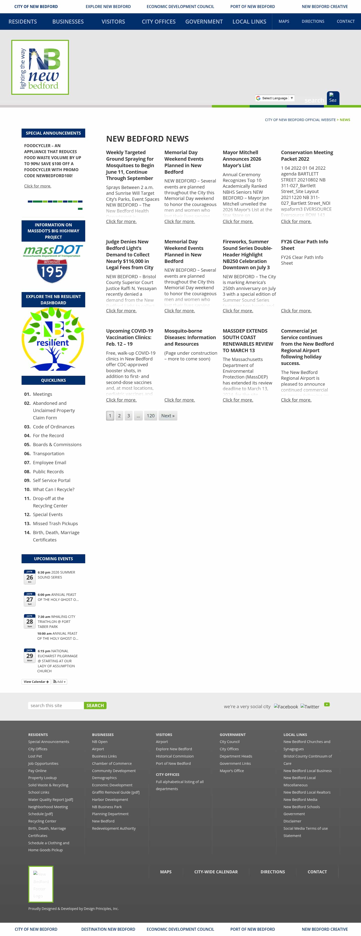 Latest website image capture