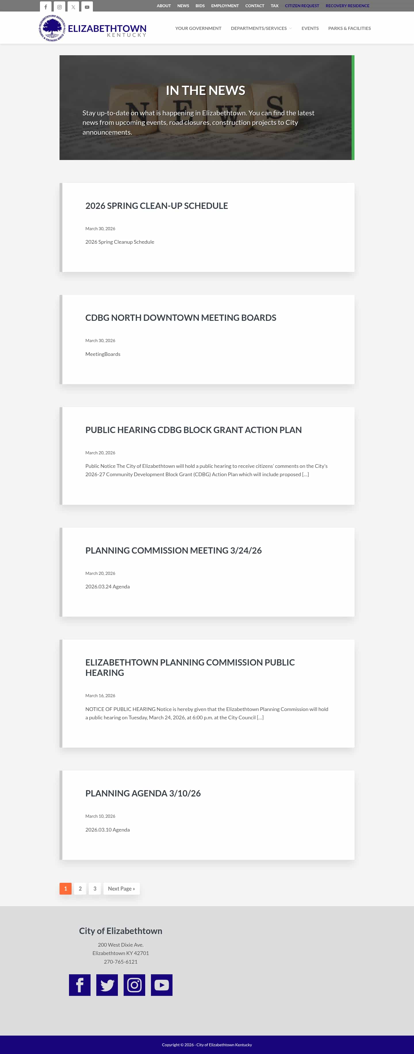 Latest website image capture