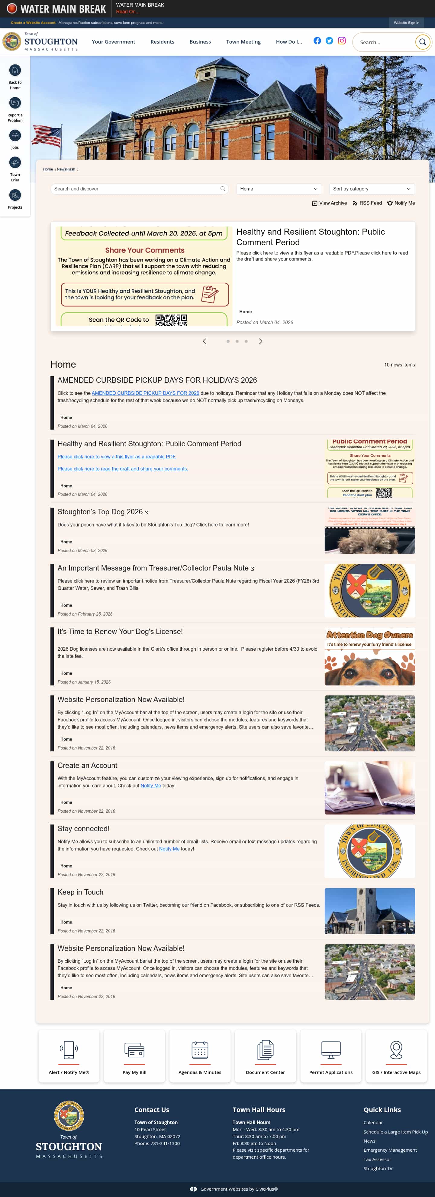 Latest website image capture